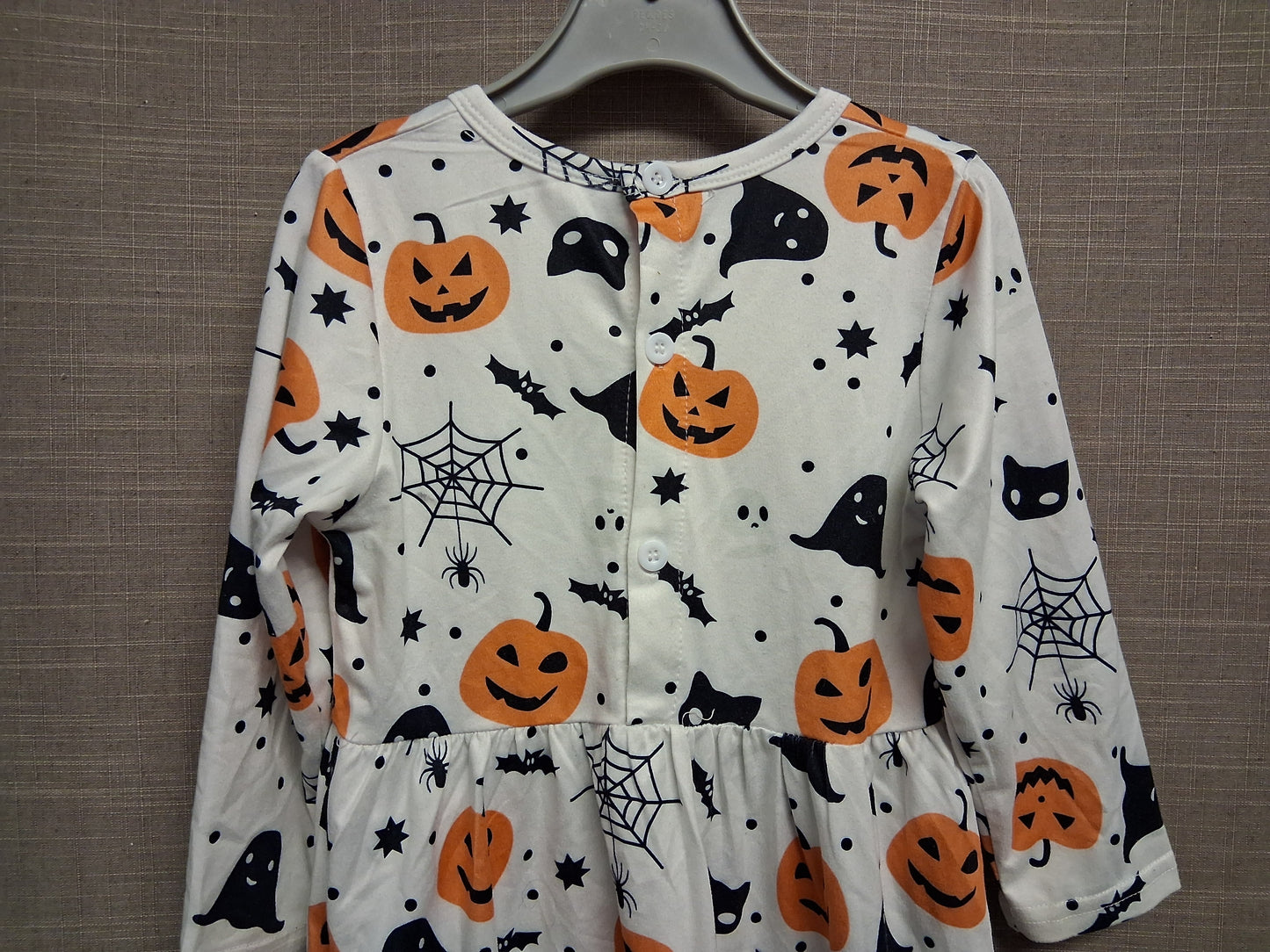 Shein Girls Halloween A Line Long Sleeve Dress Age 2-3 Years