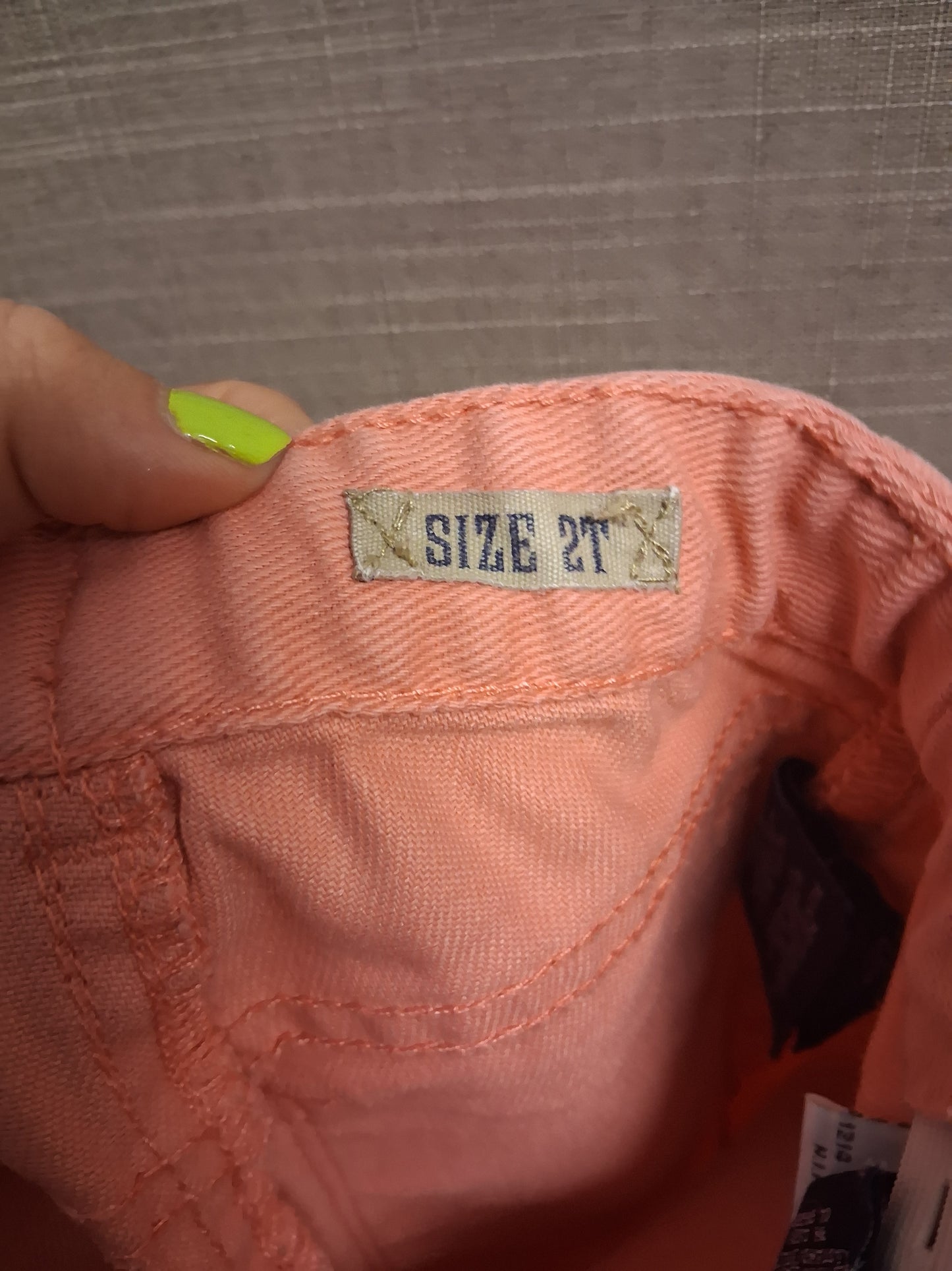 Ralph Lauren Peach Denim Skinny Jeans Age 2 Years