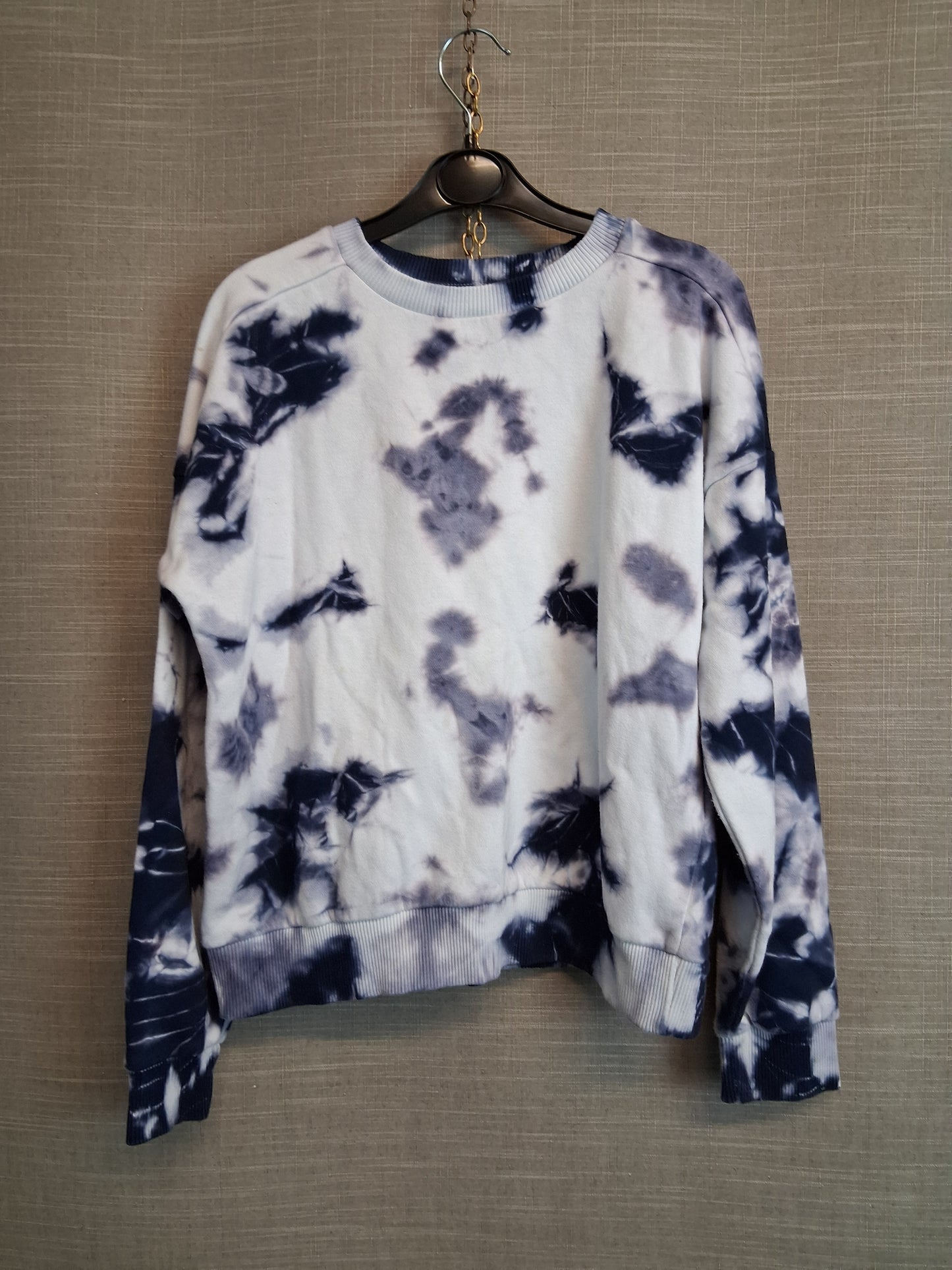 George Boys Black White Tie Dye Sweater Age 9-10 Years