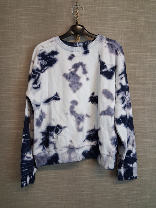 George Boys Black White Tie Dye Sweater Age 9-10 Years