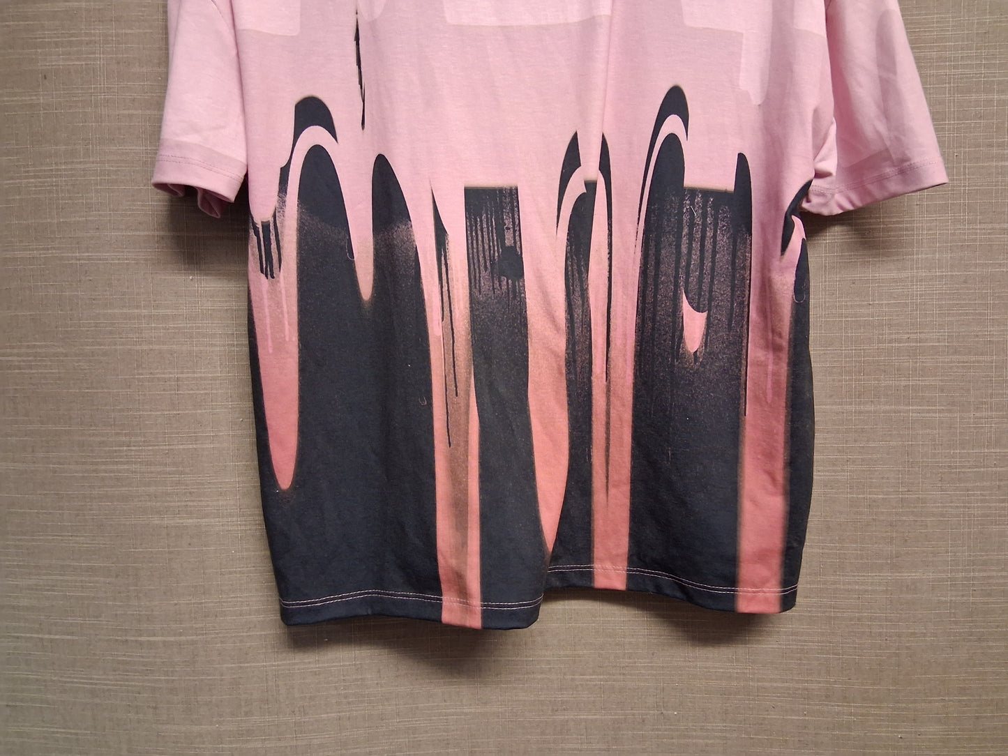 Hype Pink Black Short Sleeve T-Shirt Age 14 Years Brand New