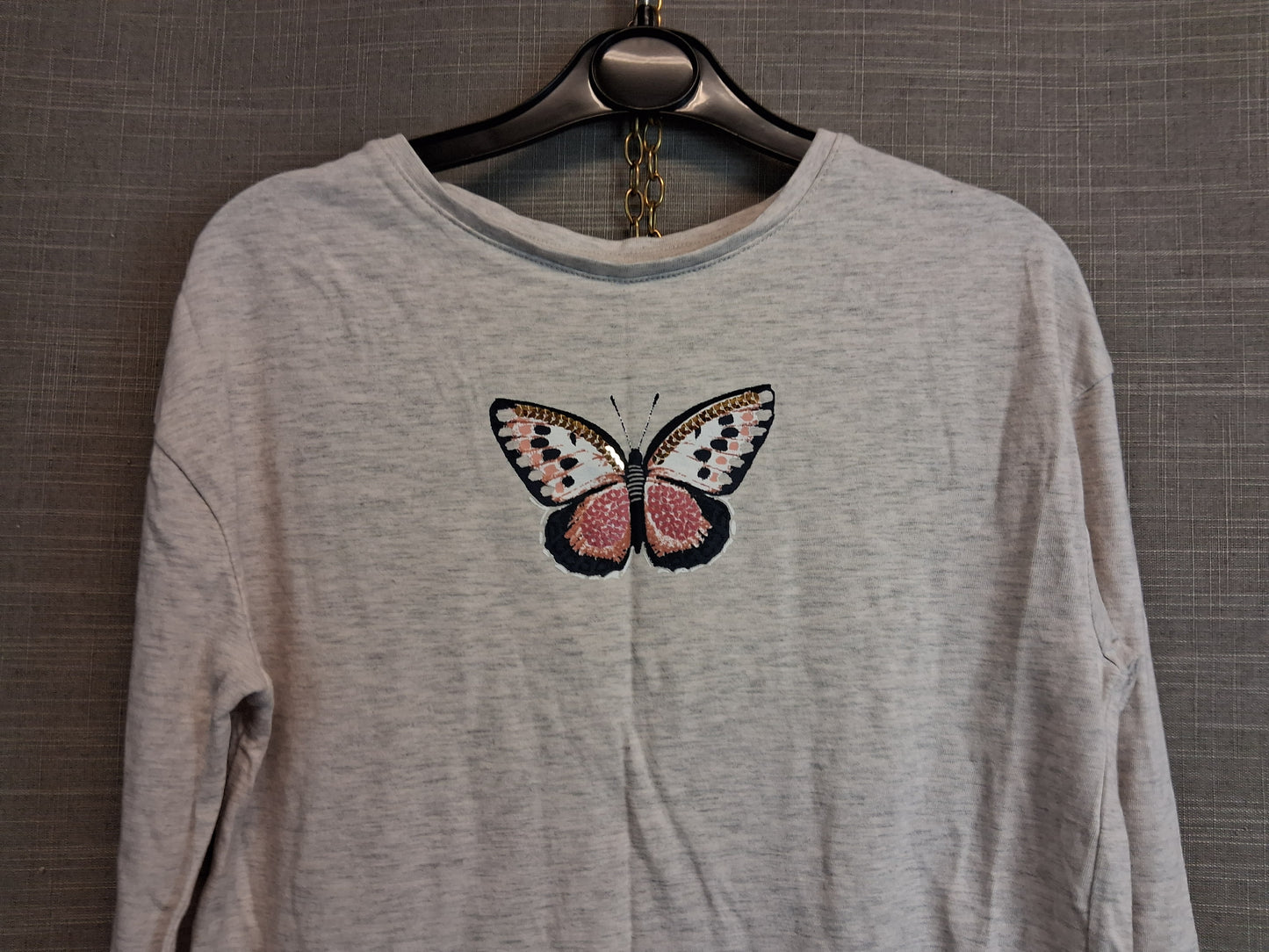 TU Girls Long Sleeve Butterfly Print T-Shirt Age 10 Years