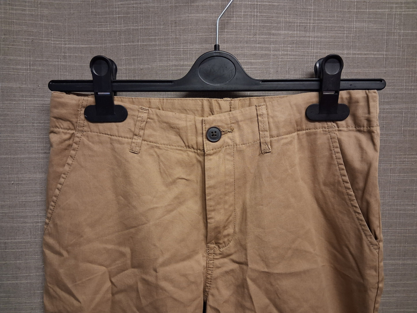 H&M Boys Brown Chino Shorts Elastic Waist Age 12-13 Years New