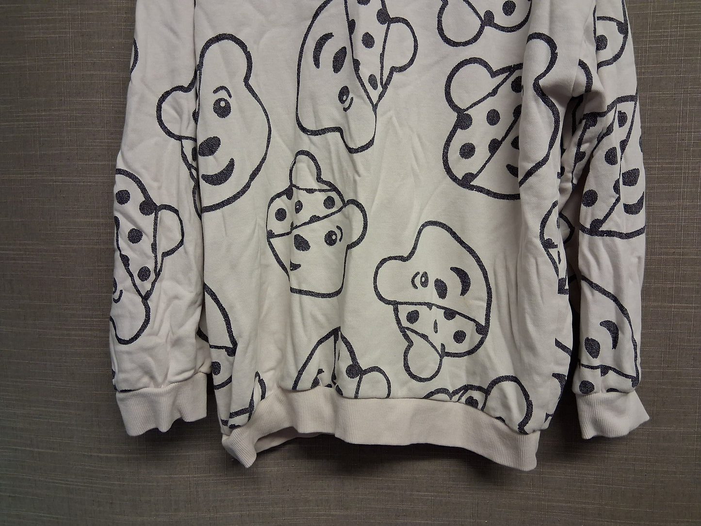 George Unisex Beige "Pudsey" Children in Need Tracksuit 2 Piece Set Sweater Joggers Age 11-12 Years