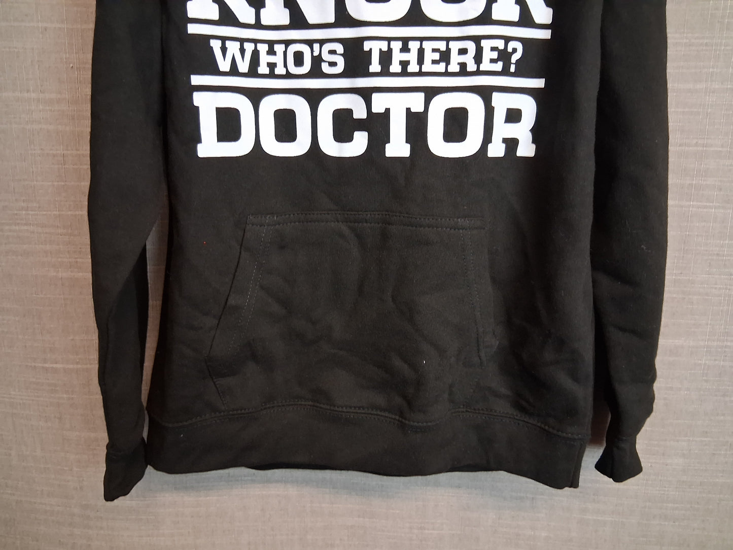 Just Hoods Black Hoodie Age 12-13 Years Joke Theme New