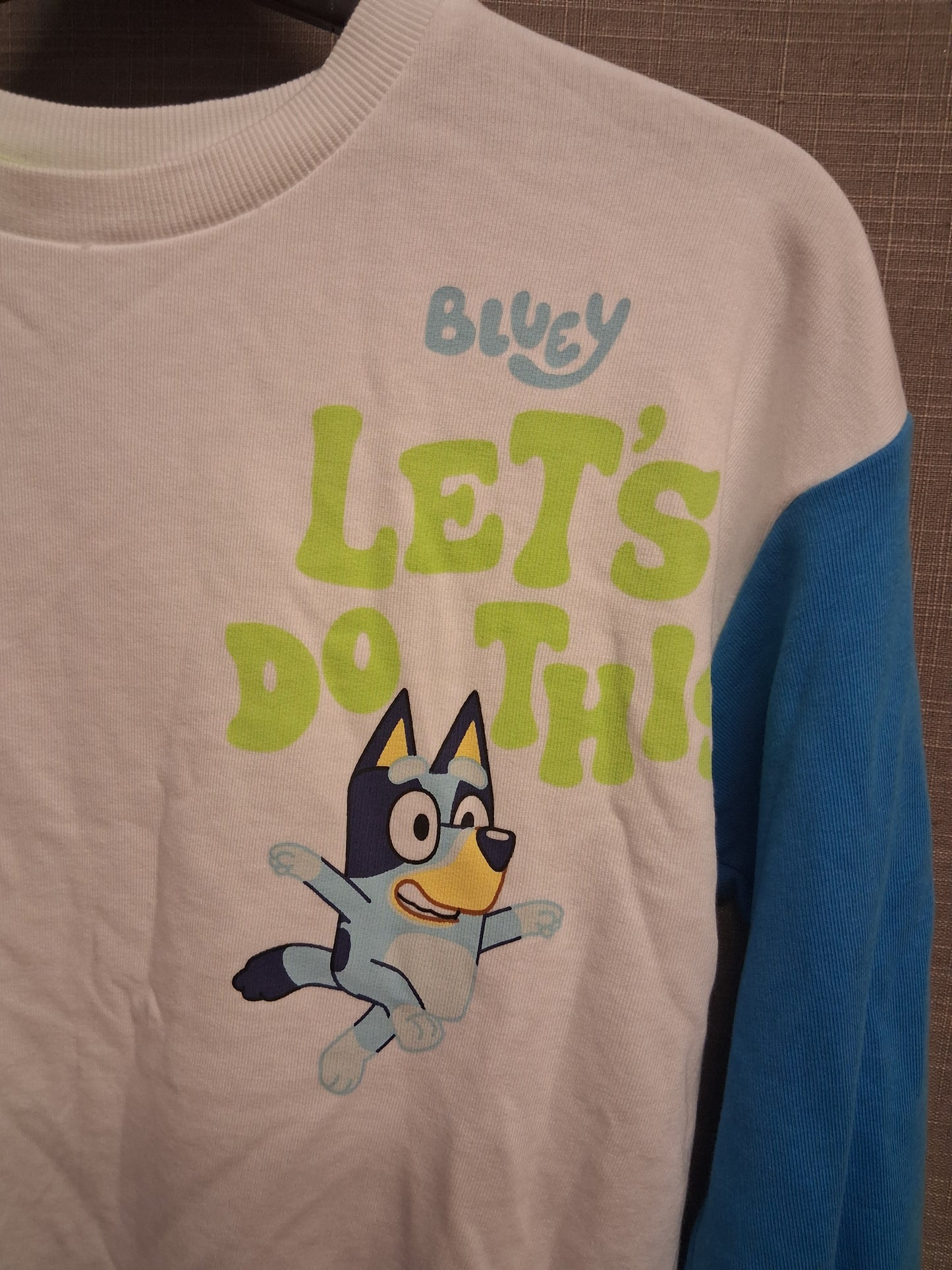 F&F Bluey Boys Sweater Jumper Oversized Age 4-5 Years