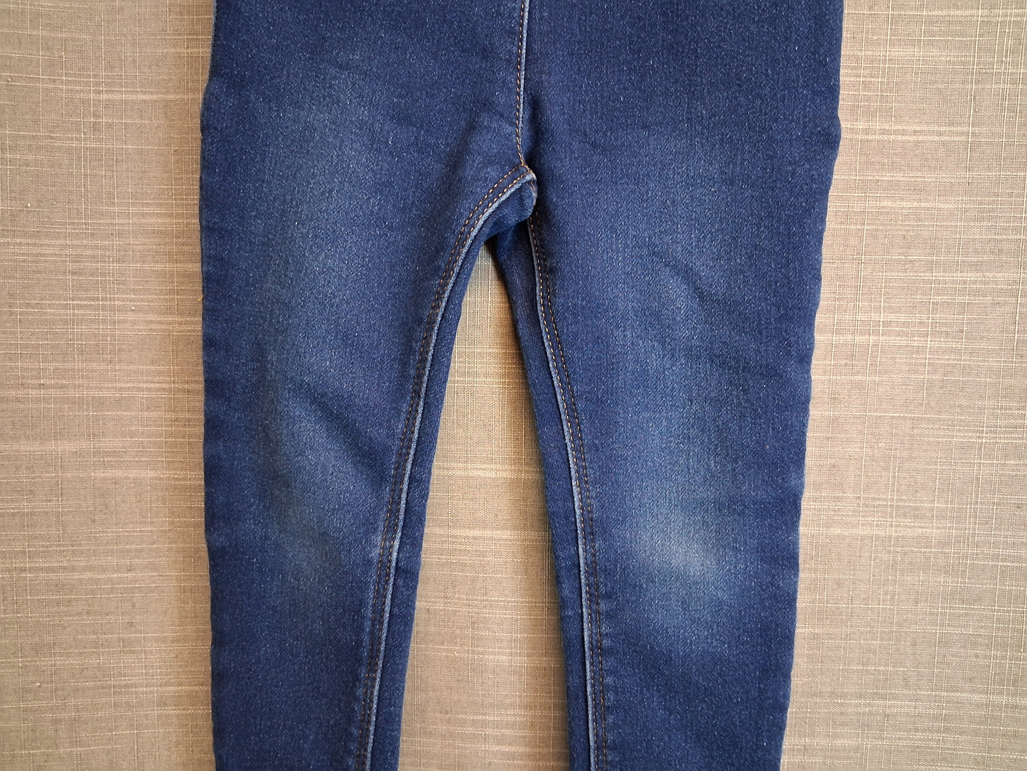 Nutmeg Girls Blue Denim Jeggings Stretch Age 3-4 Years