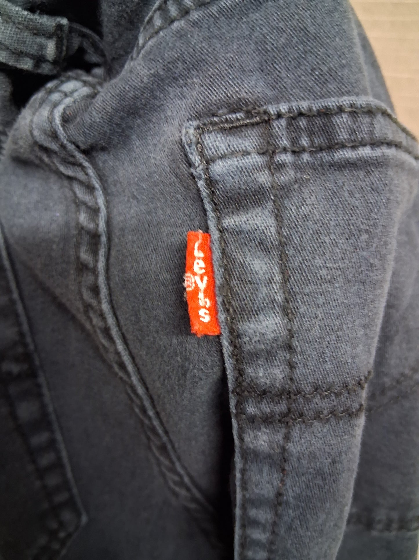Levi's Boys Blue Denim Joggers Elastic Cuffs Age 12 Years