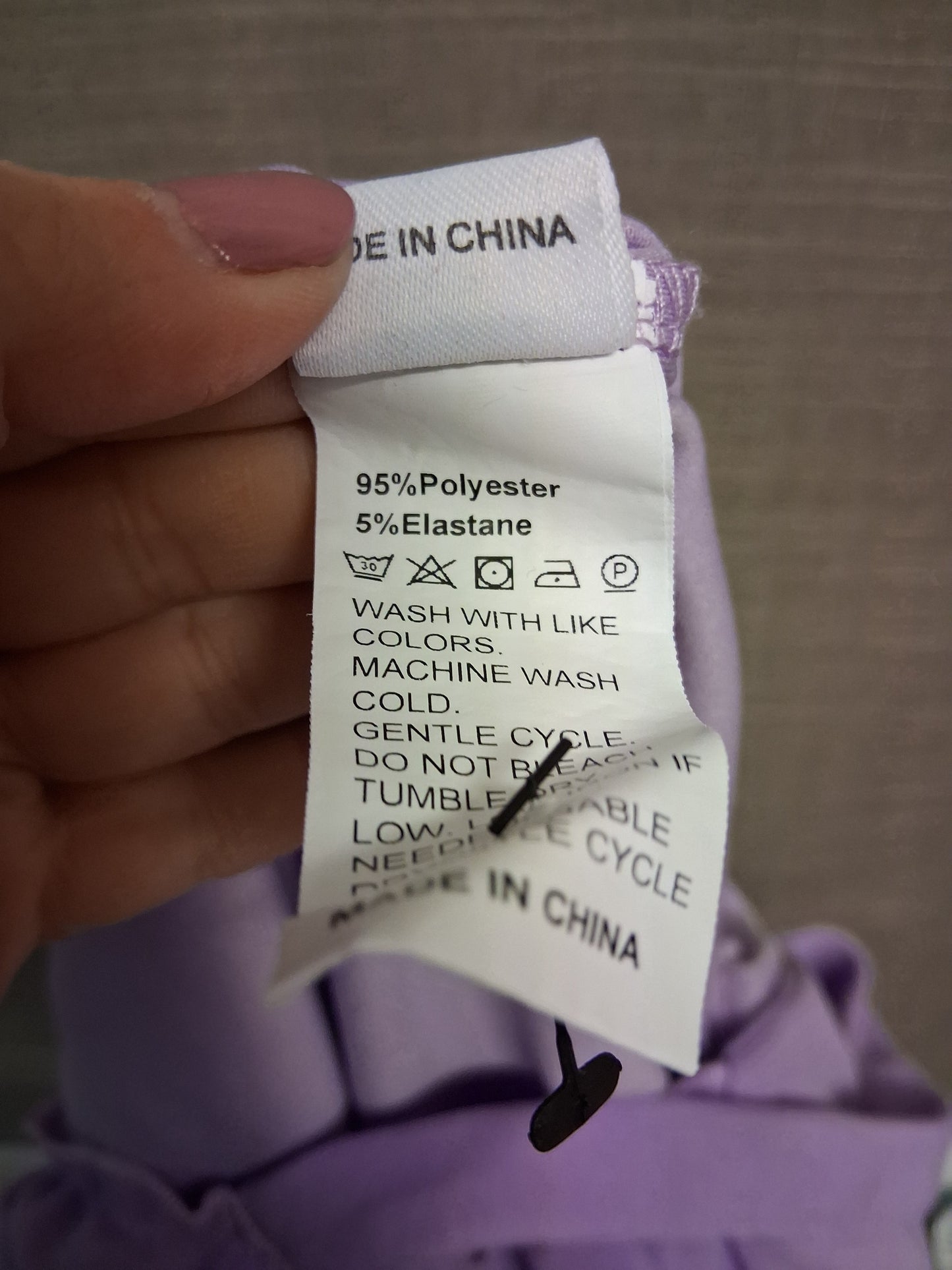 Shein Purple Playsuit Romper Faux Button Detail Age 8 Years