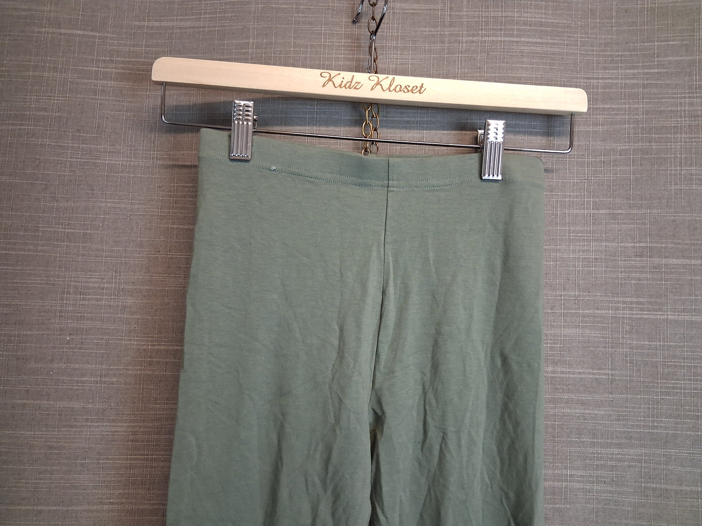 George Girls Green Leggings Lace Hem Age 11-12 Years