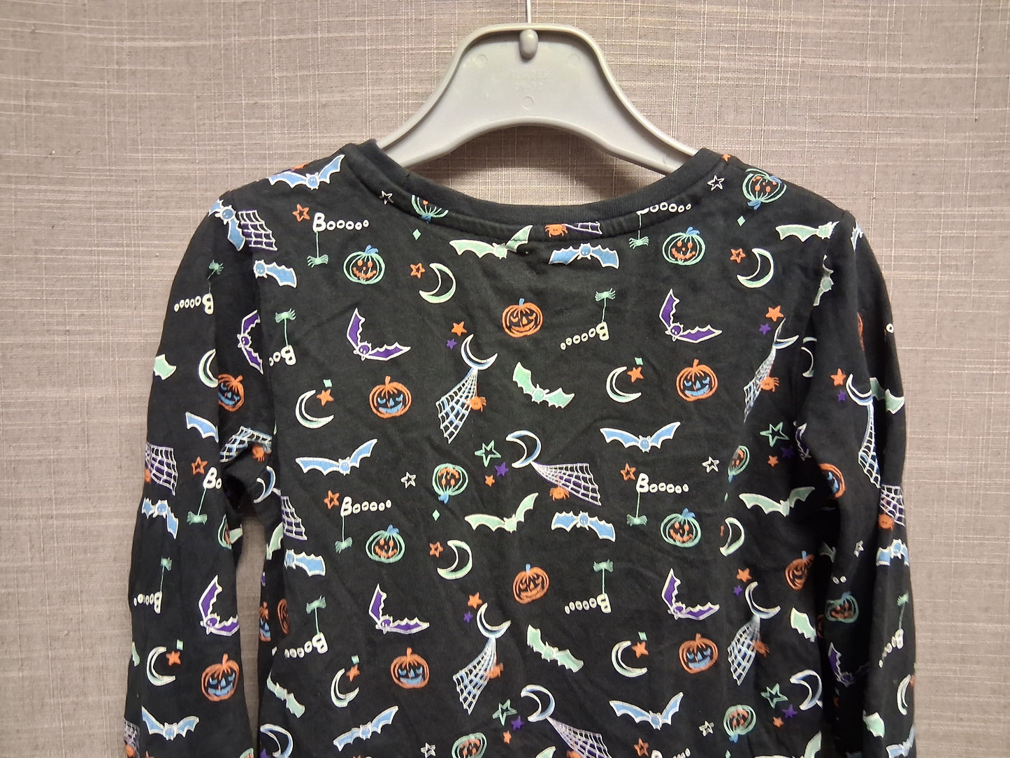 Nutmeg Halloween 'Fab-boo-lous' Boys Long Sleeve T-Shirt Black Age 5-6 Years