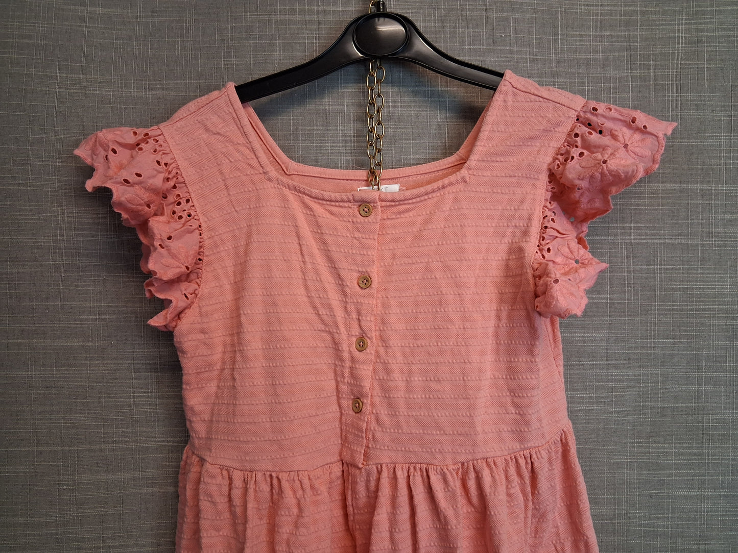 Next Girls Pink Playsuit Jersey Age 9 Years
