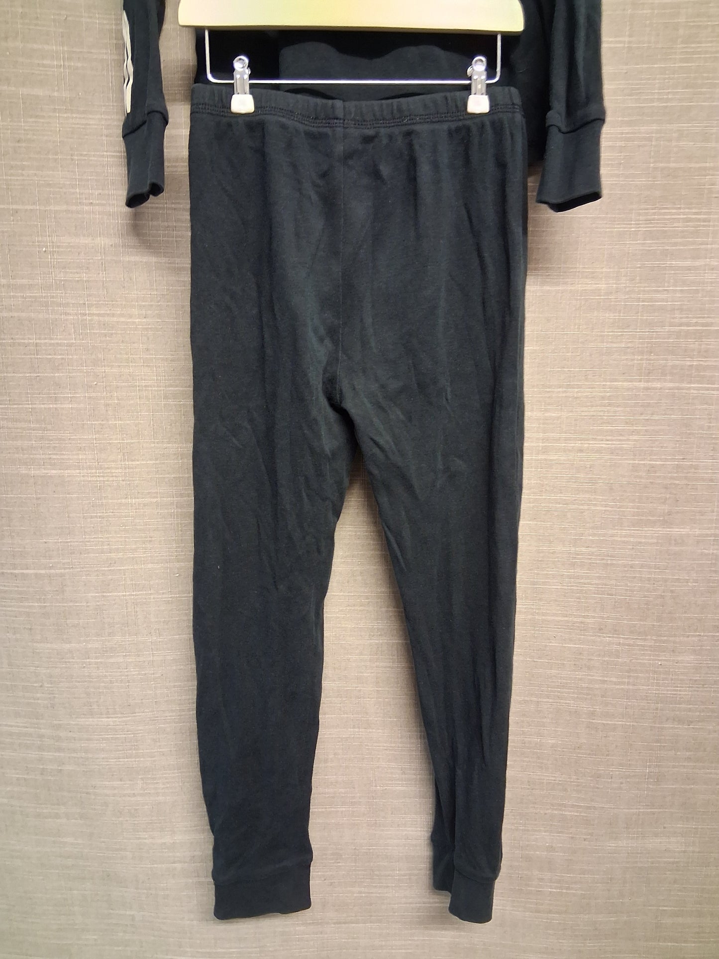 George Boys Skeleton Theme Halloween Black Tracksuit Sweater Joggers Age 6-7 Years