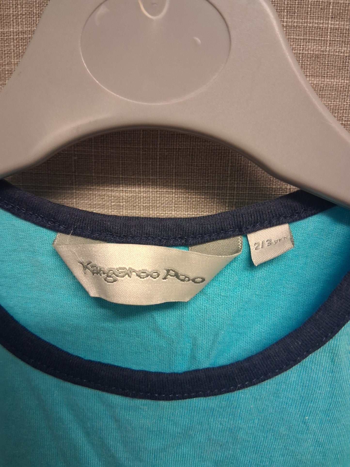 Kangaroo Poo Boys Blue Vest Top Summer Theme Age 2-3 Years