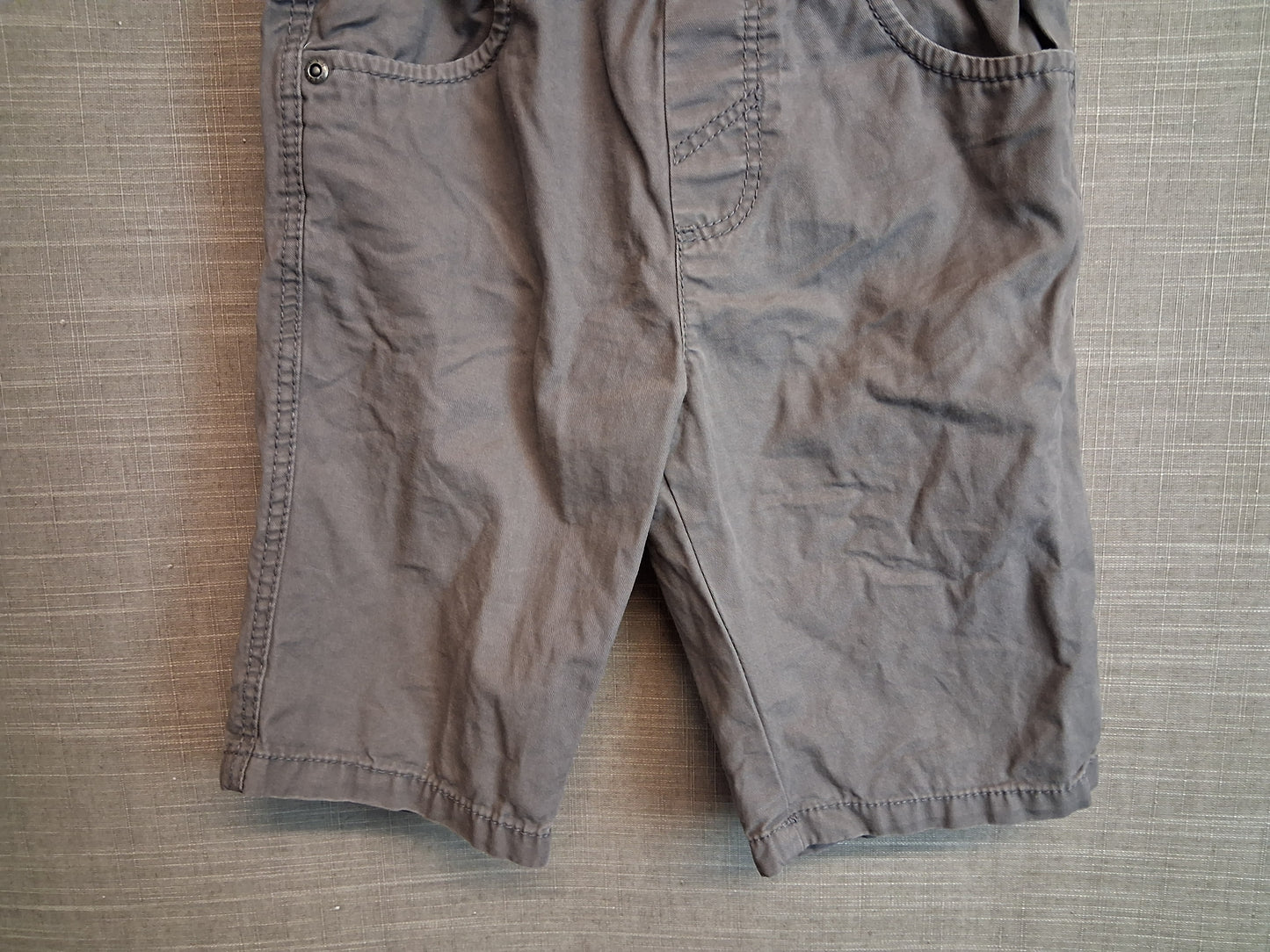 TU Boys Grey Shorts Elastic Waist Age 6 Years Cotton