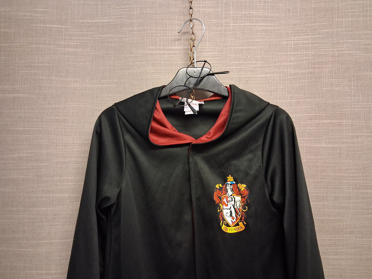 Harry Potter Gryffindor Cape With Glasses Black Age 7-8 Years
