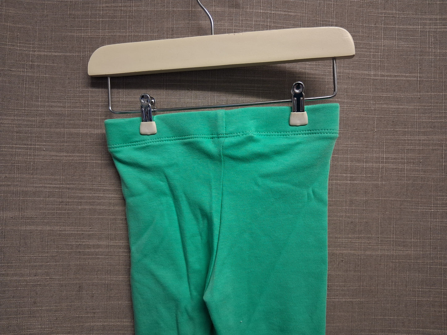 Next Girls Green Jersey 100% Cotton Leggings Age 9-12 Months
