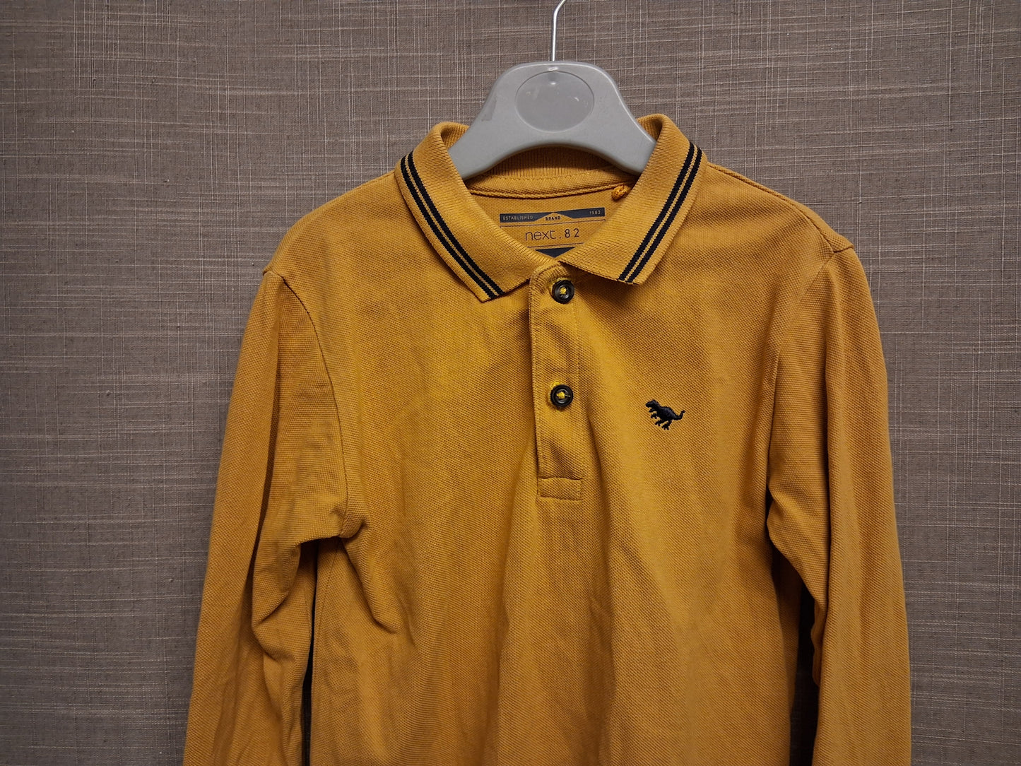 Next Mustard Long Sleeve Polo T-Shirt Age 4-5 Years