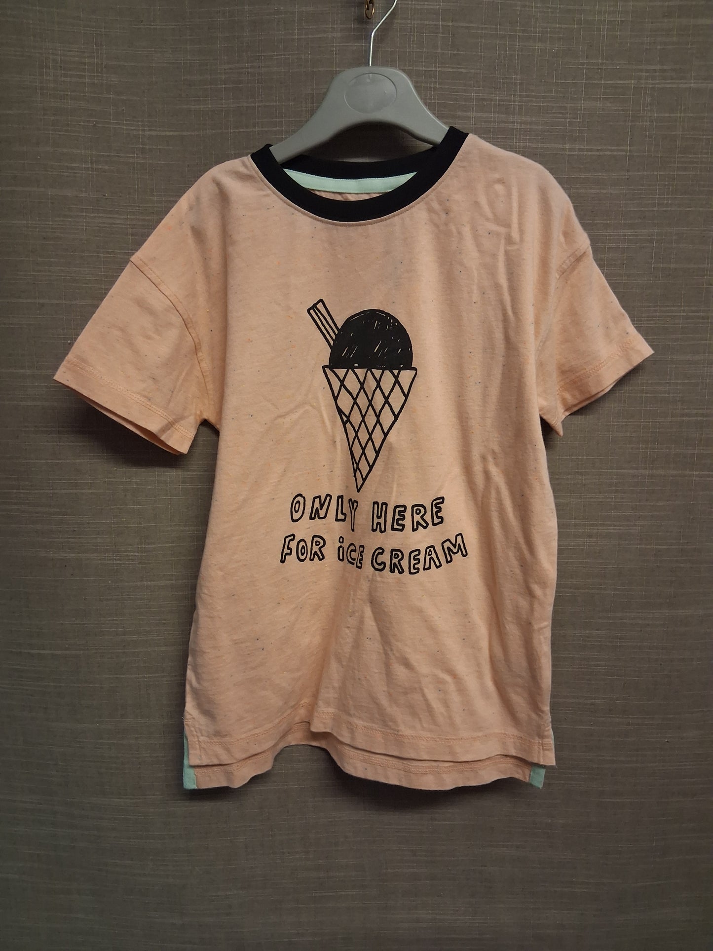 Mylene Klass Boys Apricot Ice Cream Theme Short Sleeve T-Shirt Age 5-6 Years New