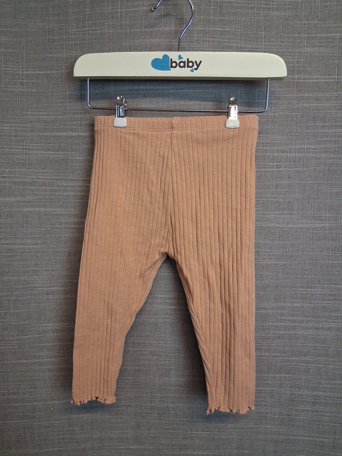 Next Girls Jersey Leggings Terracotta Age 6-9 Months