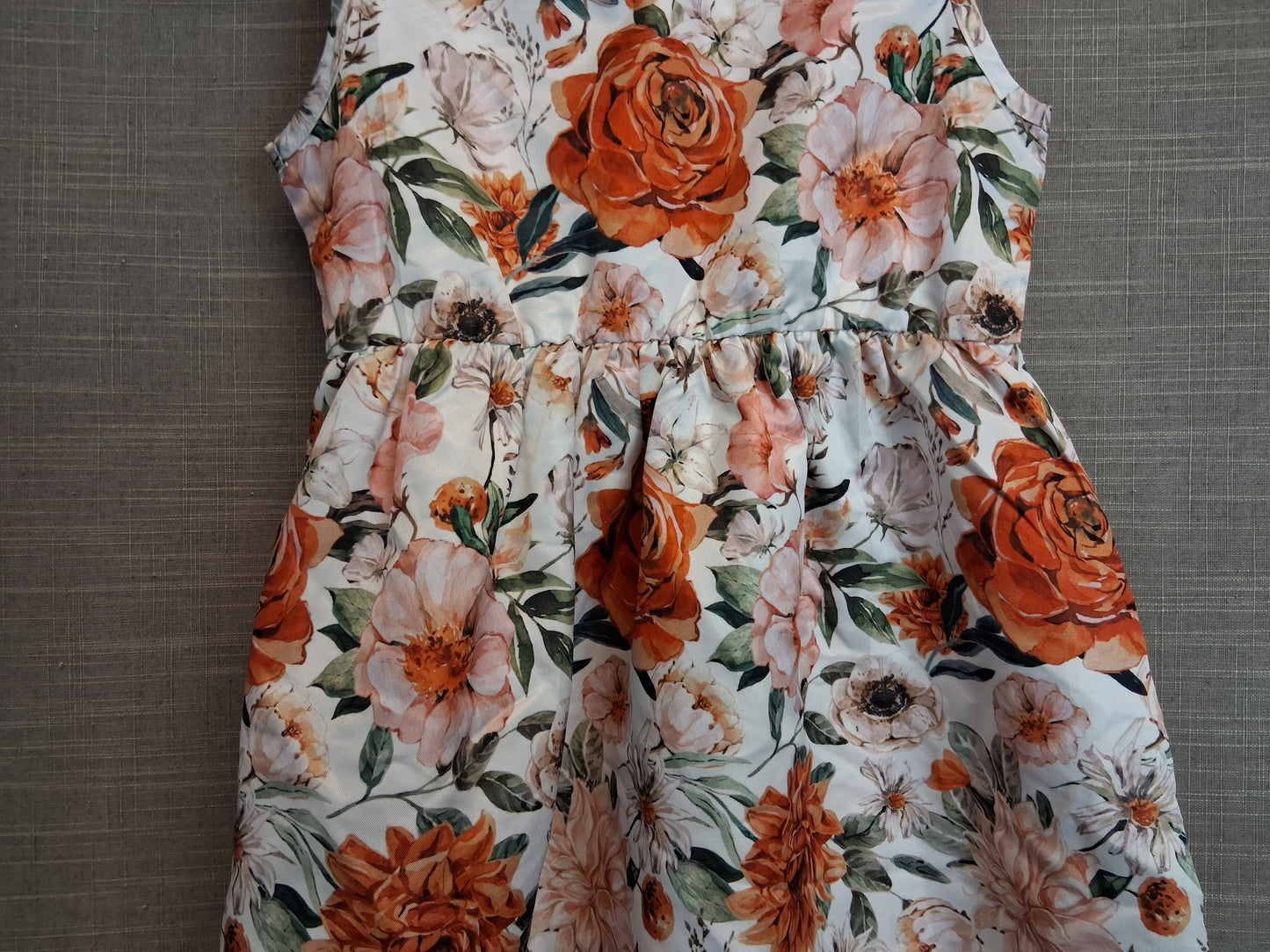 Shein Girls Sleeveless Dress Age 6 Years Multicolour Floral