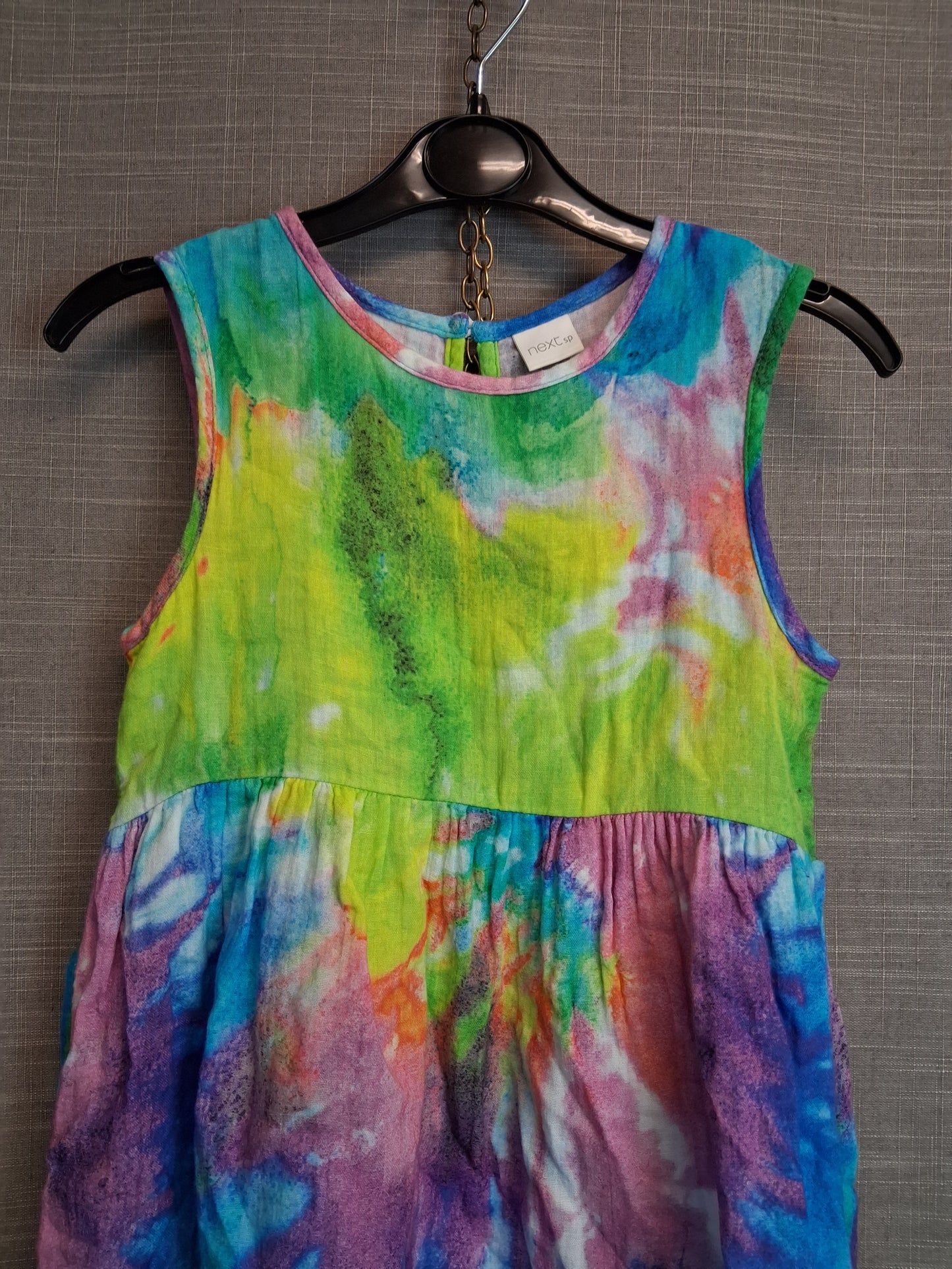 Next Girls Multicolour Tie Dye Sundress Age 7 Years