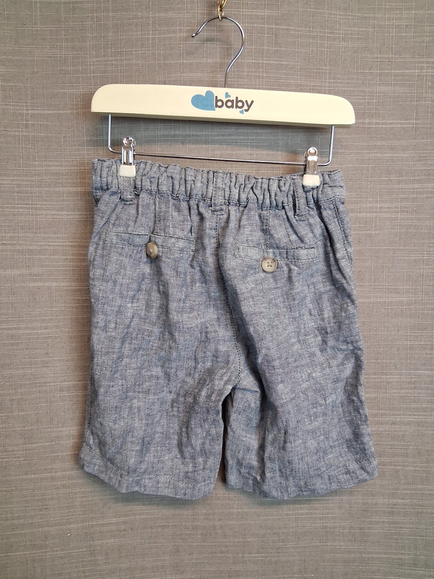 Matalan Blue Chino Shorts Age 3-4 Years