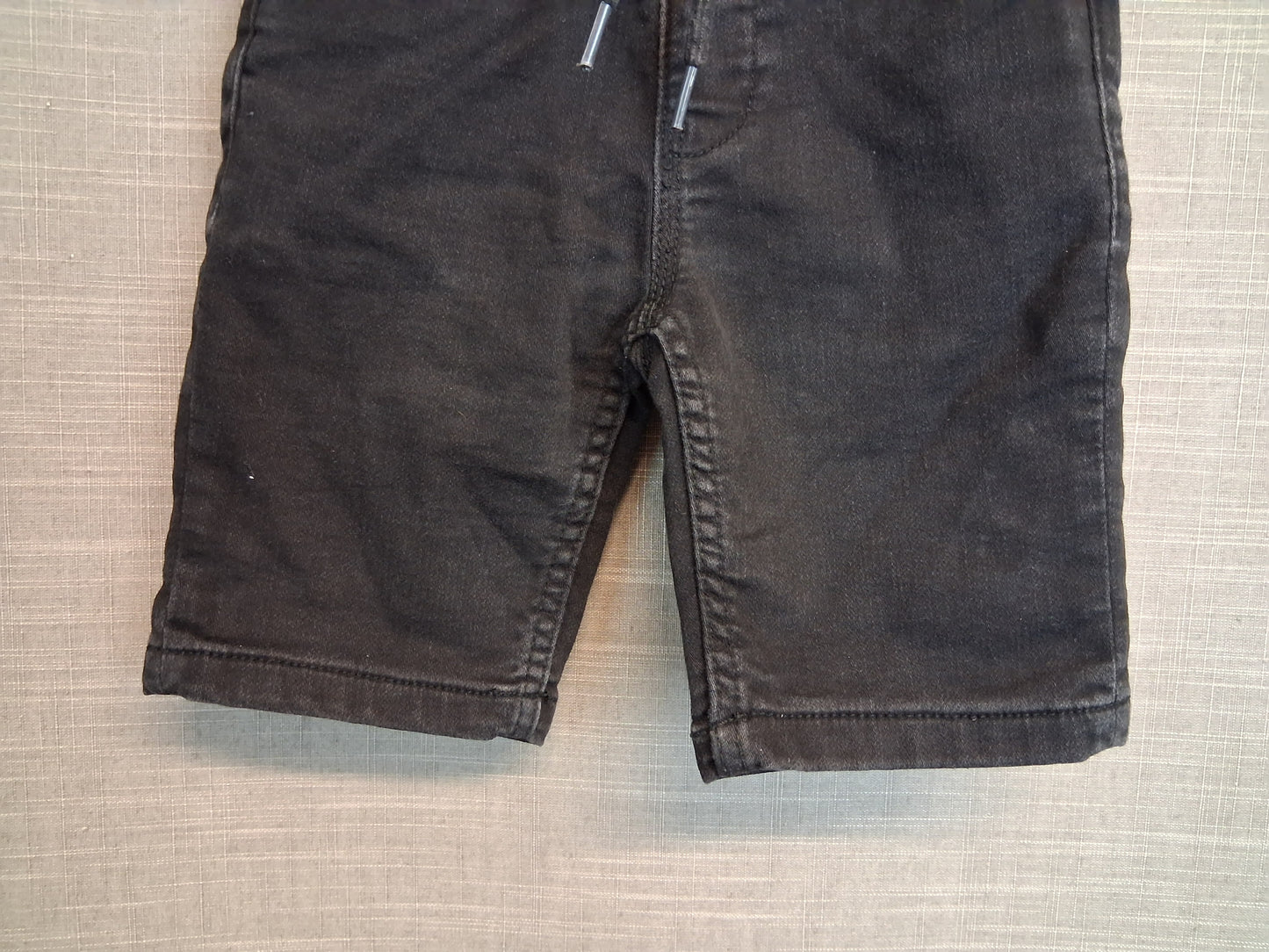 Matalan Boys Black Denim Shorts Age 6 Years
