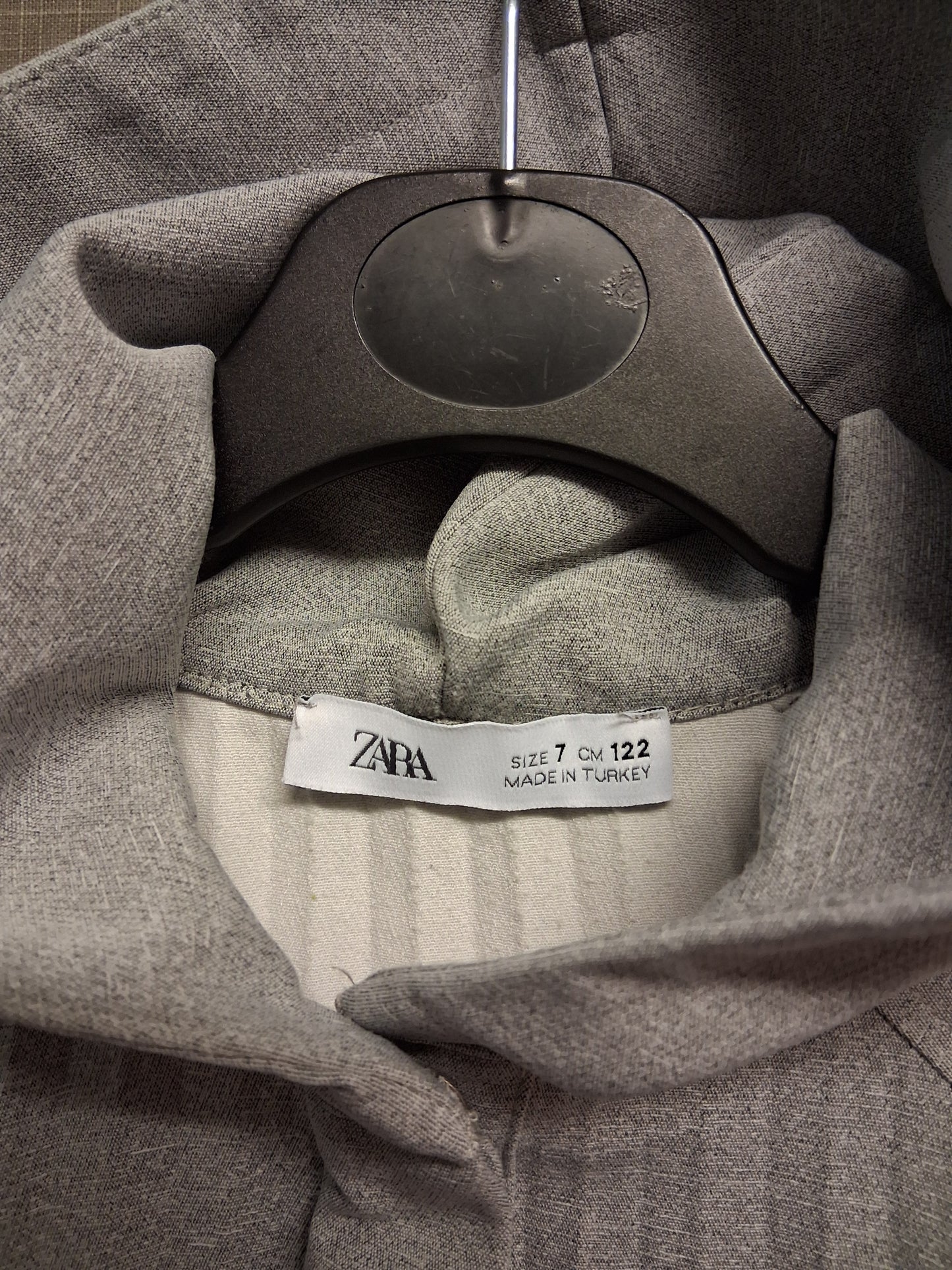 Zara Grey Hoodie Sweater Dress Age 7 Years