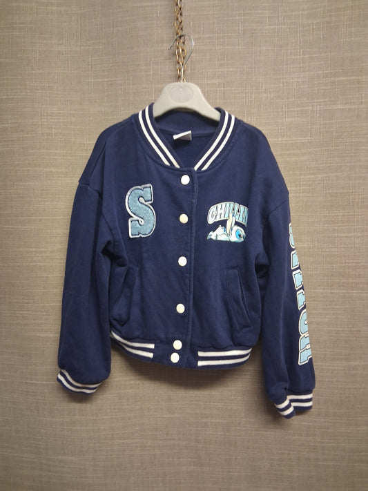 Primark Disney Girls Stitch Varisty Style Jacket Age 7-8 Years