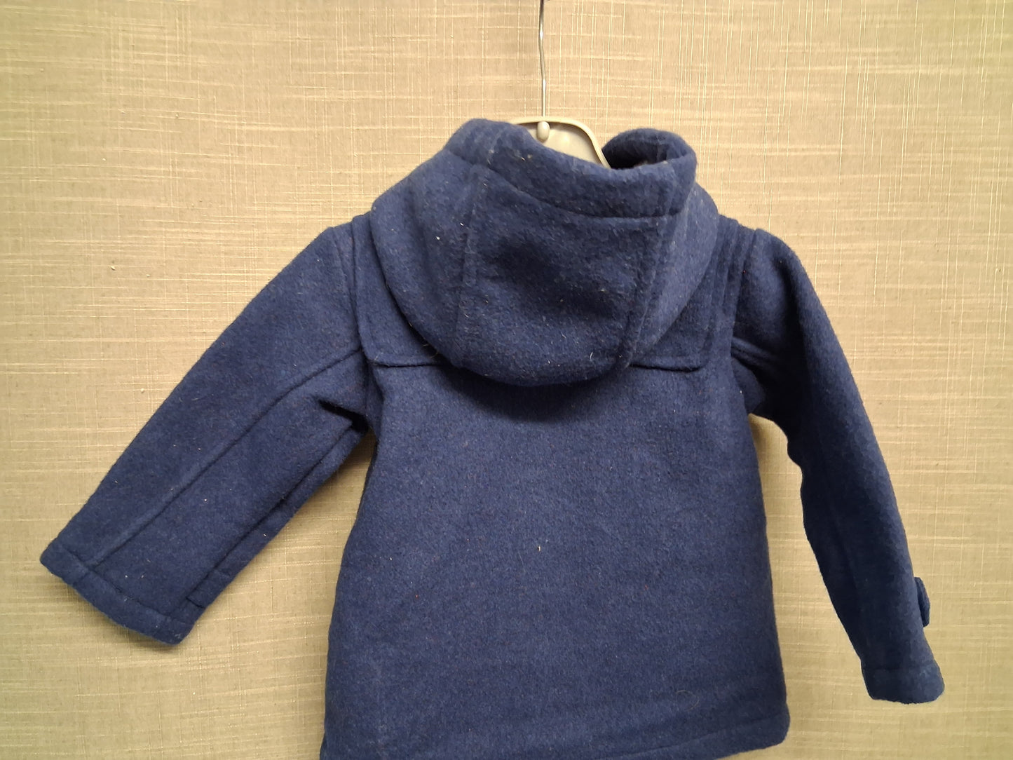 Marks and Spencer Boys Navy Blue Duffle Style Coat Age 9-12 Months New with Tags