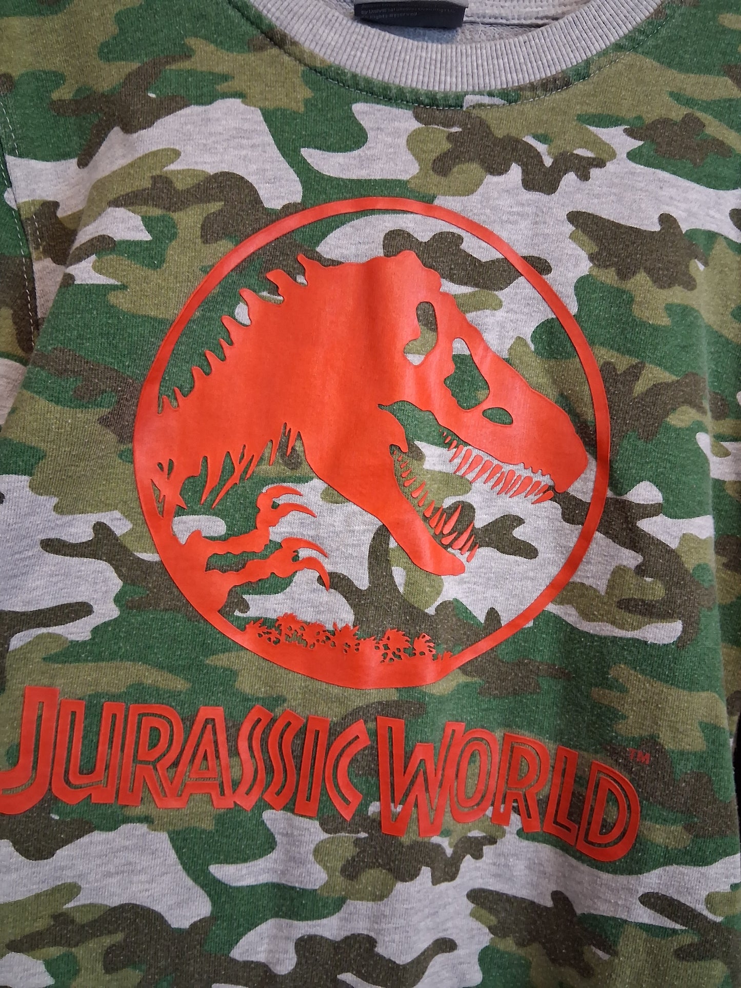 George Boys Jurassic World Camouflage Sweater Age 9-10 Years