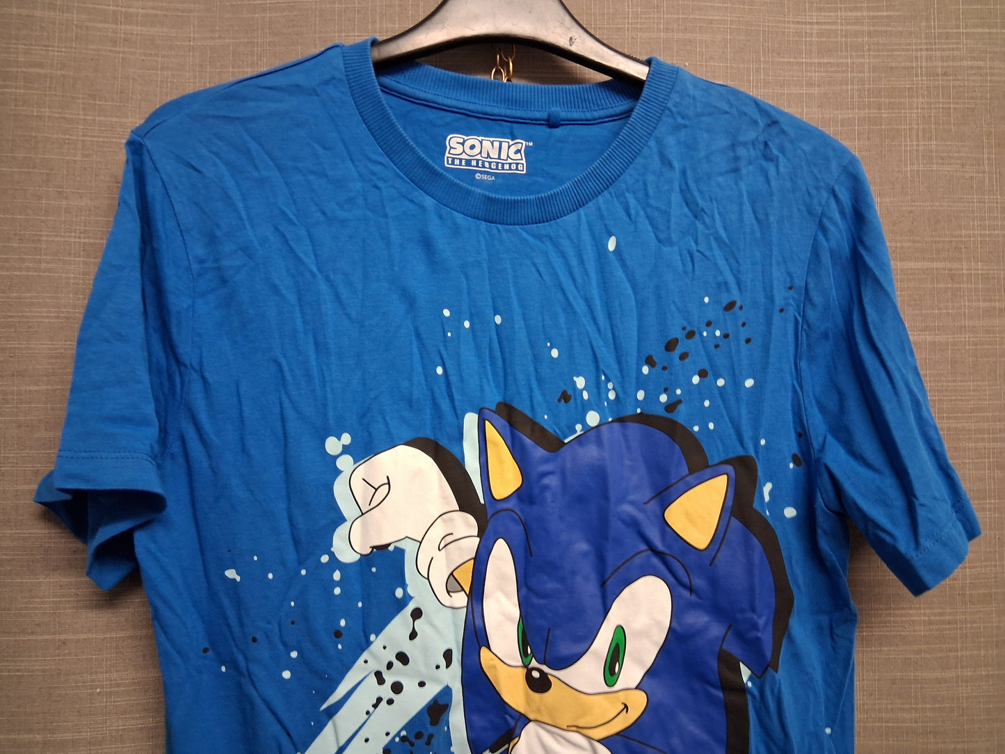 Next Boys Blue Sonic The Hedgehog T-Shirt Age 16 Years