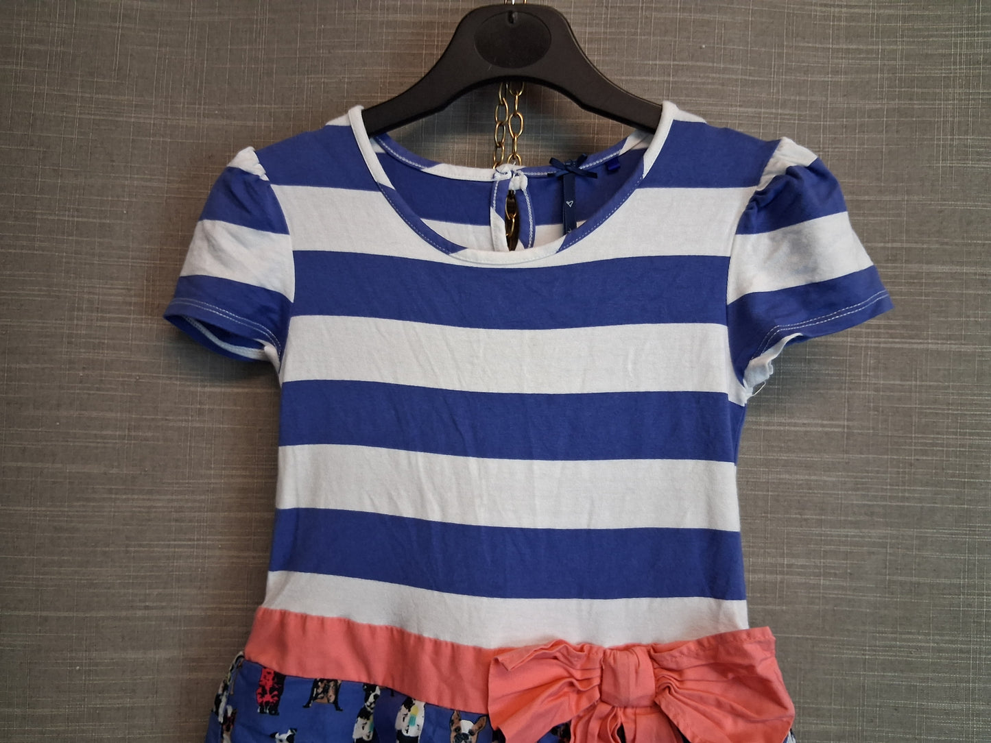 Next Girls Multicolour Dog Theme   Dress Age 8-9 Years