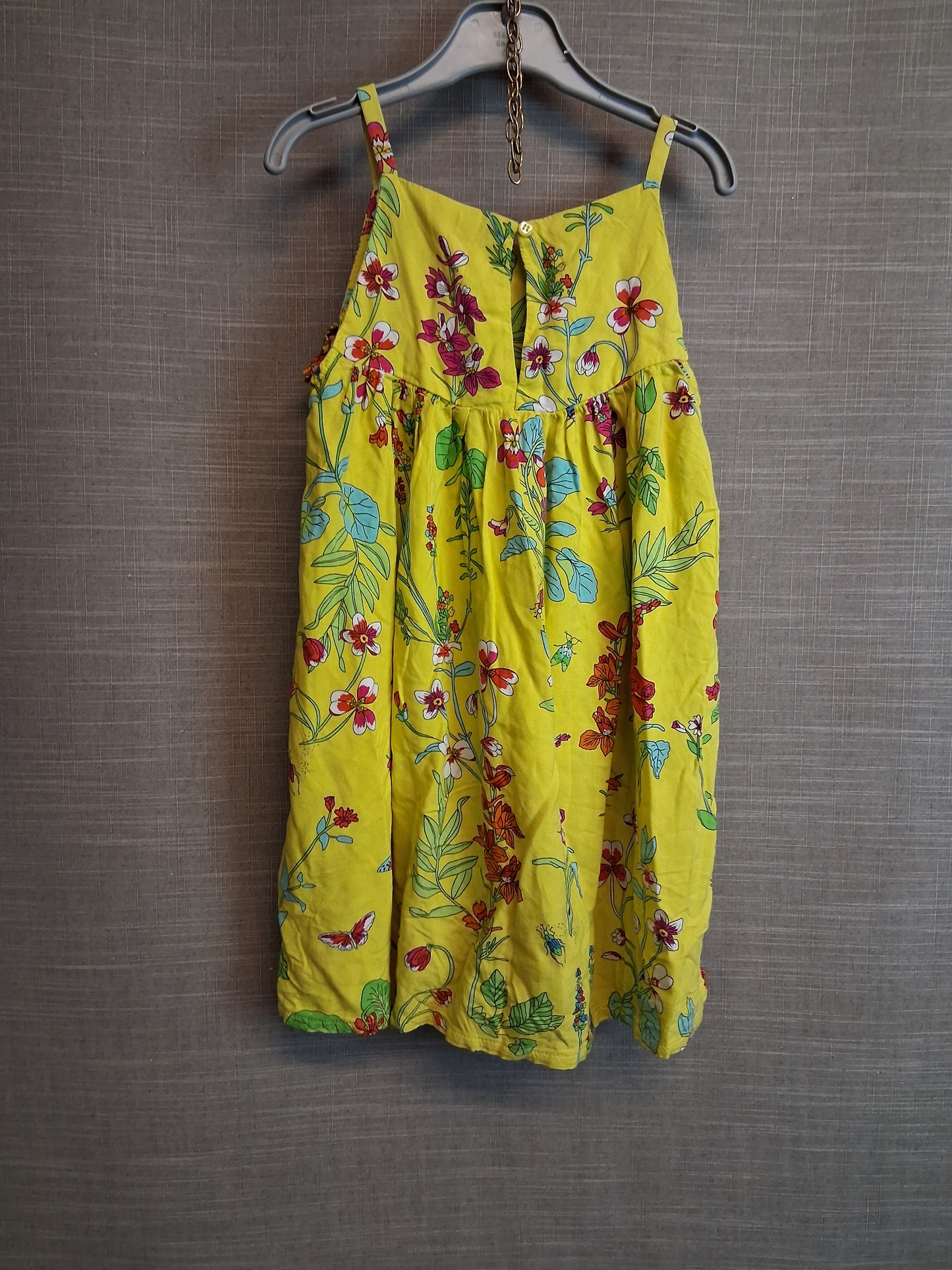 Next Yellow Floral Sundress Strappy Age 5 Years