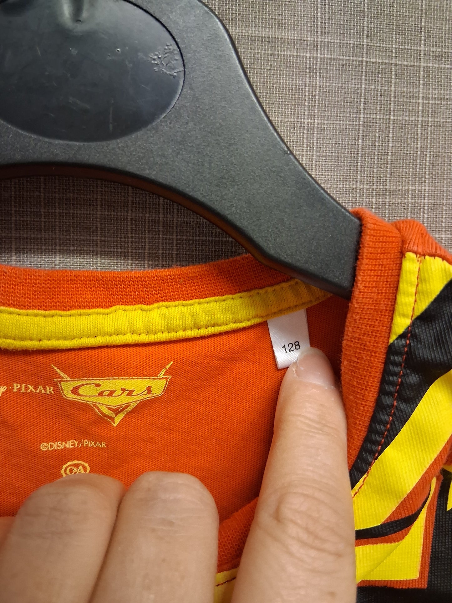 Disney Cars Boys Red Short Sleeve T-Shirt Age 7-8 Years