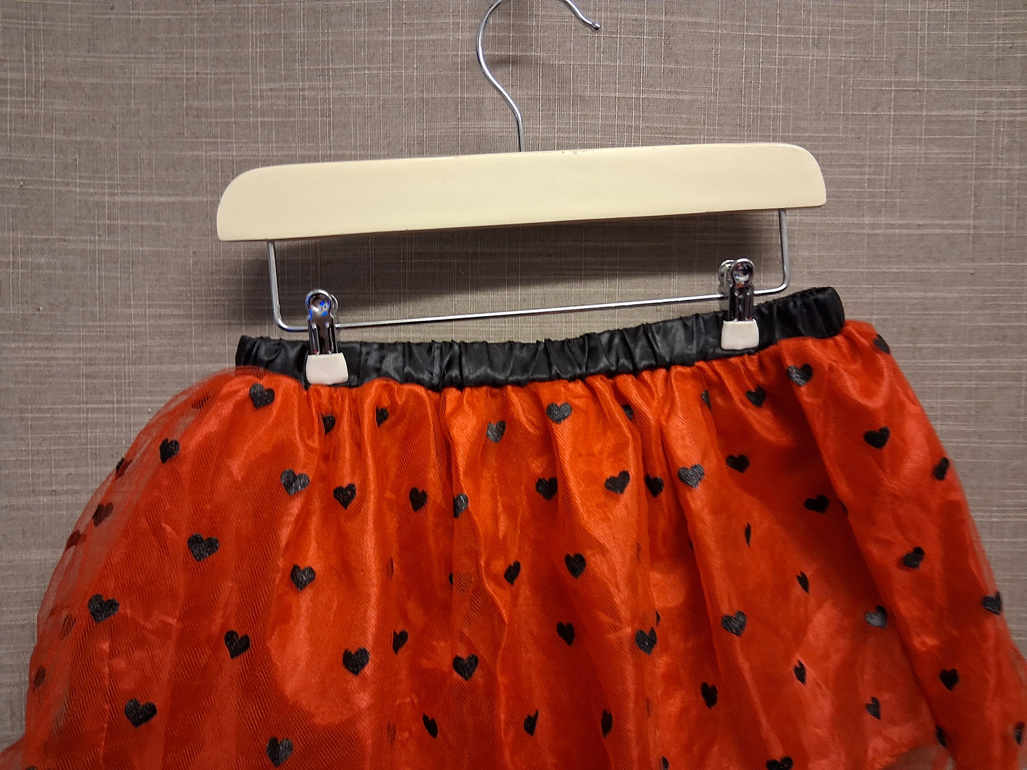 Claire's Accessories Red Love Heart Tutu Skirt Age 2-4 Years