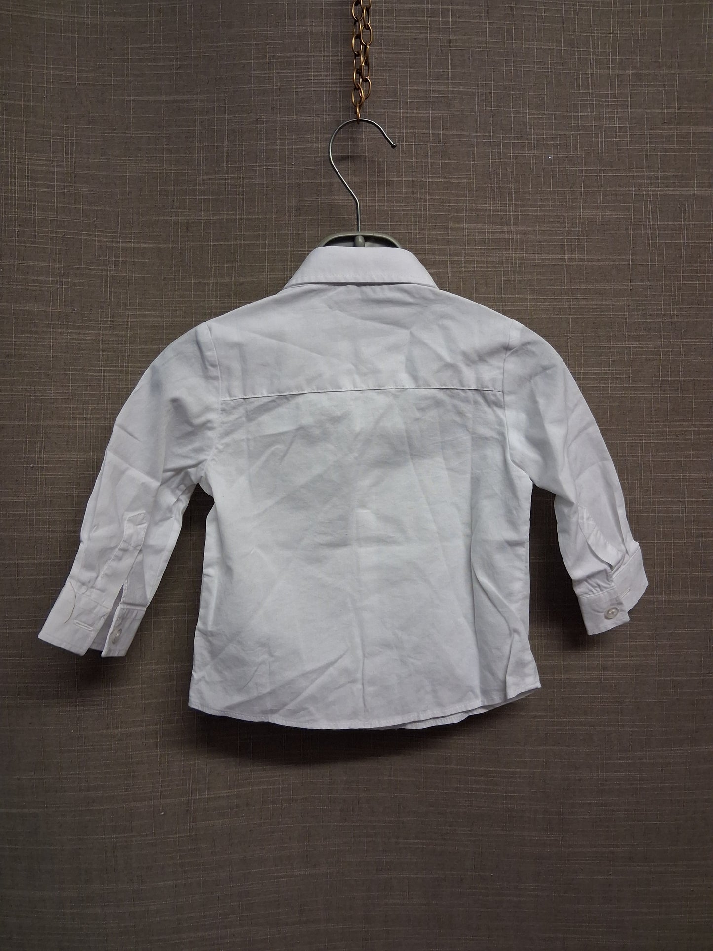 Bebebo Boys White Long Sleeve Shirt Age 6 months