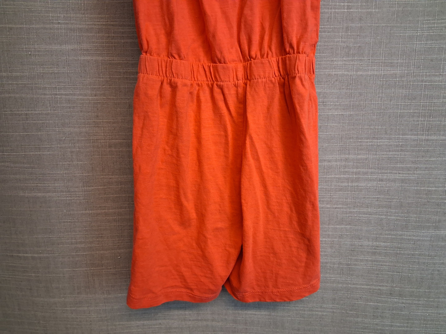 TU Girls Orange Off the Shoulder Jersey Playsuit Age 5-6 Years