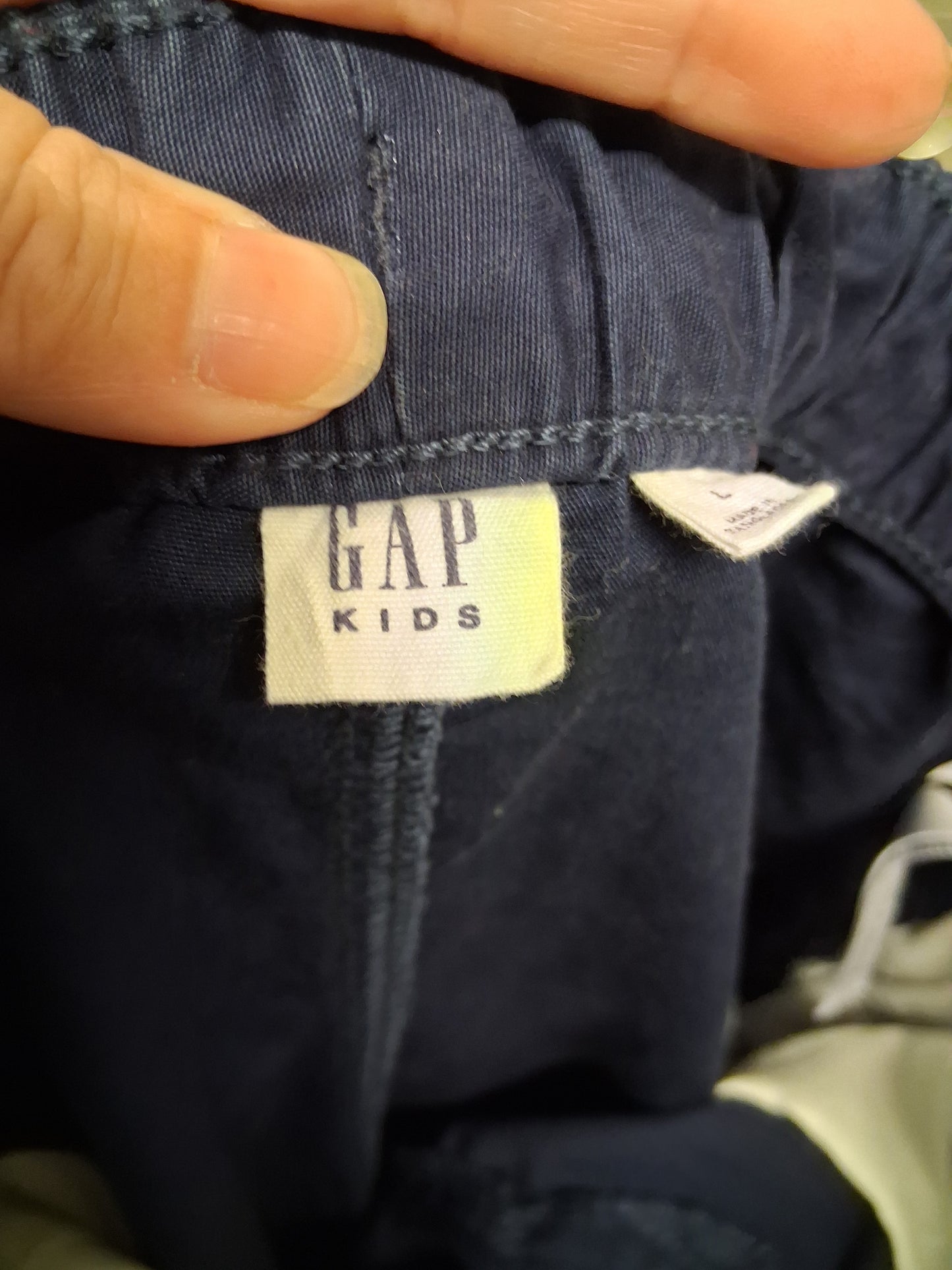 GAP Boys Blue Pull On Braguette Trousers Age 10 Years New