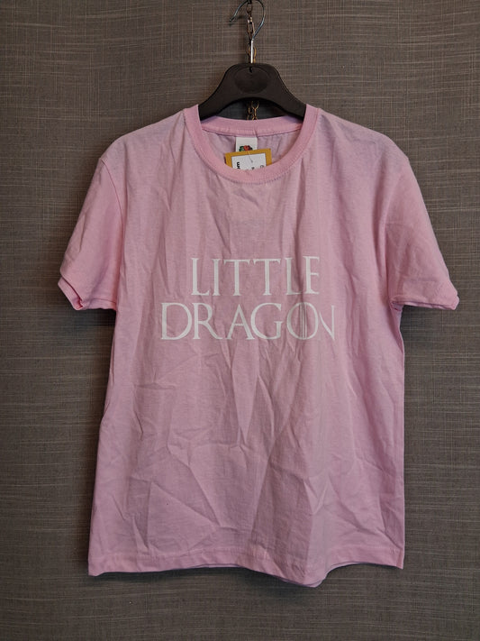 Fruit of the Loom 'Little Dragon' Pink T-Shirt Age 7-8 Years New