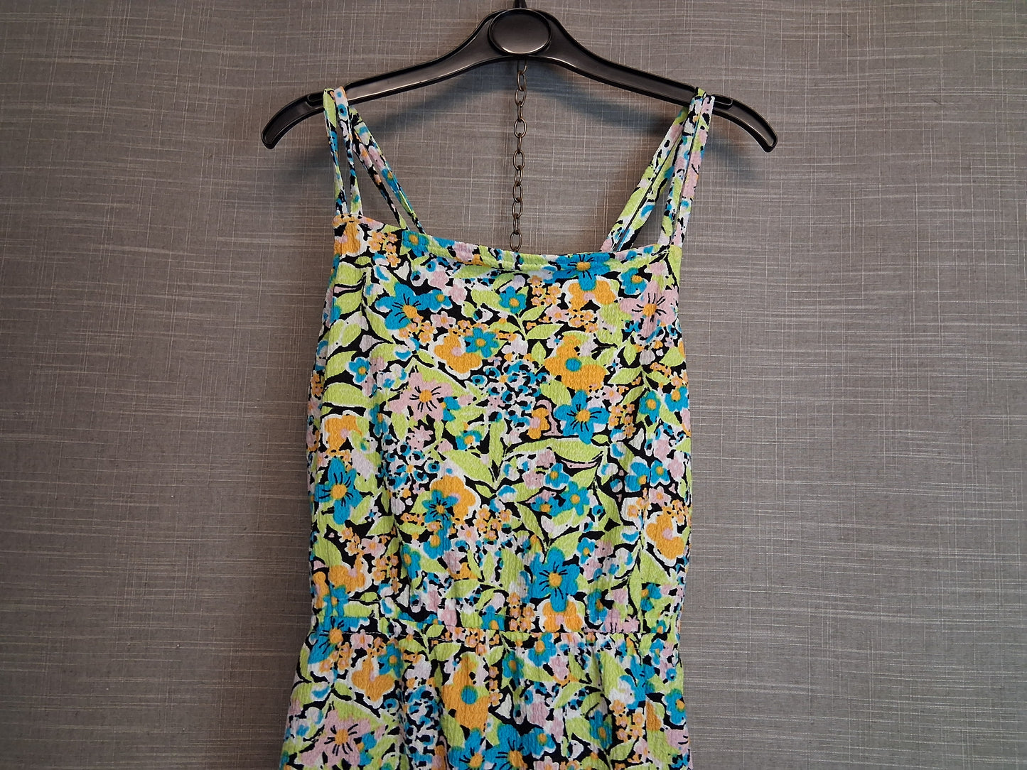 Primark Girls Multicolour Floral Jumpsuit Age 10-11 Years