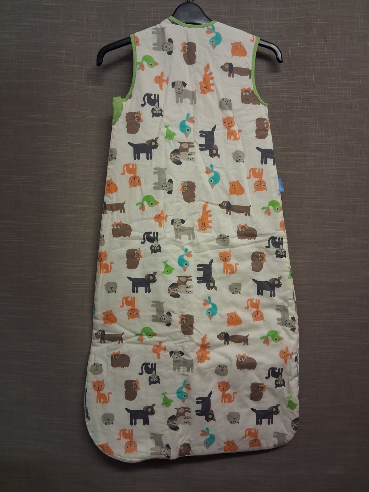 The Gro Co Sleeping Bag Sack Cream Farm Animal Print Age 18-36 Months 2.5 Tog