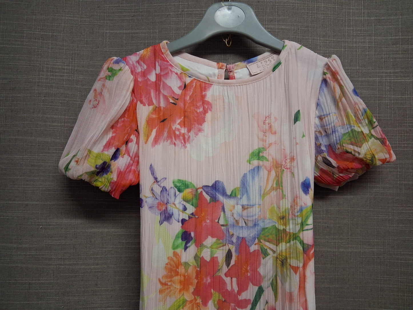 Lipsy Girls Pretty Pink Floral A Line Dress Age 5 Years