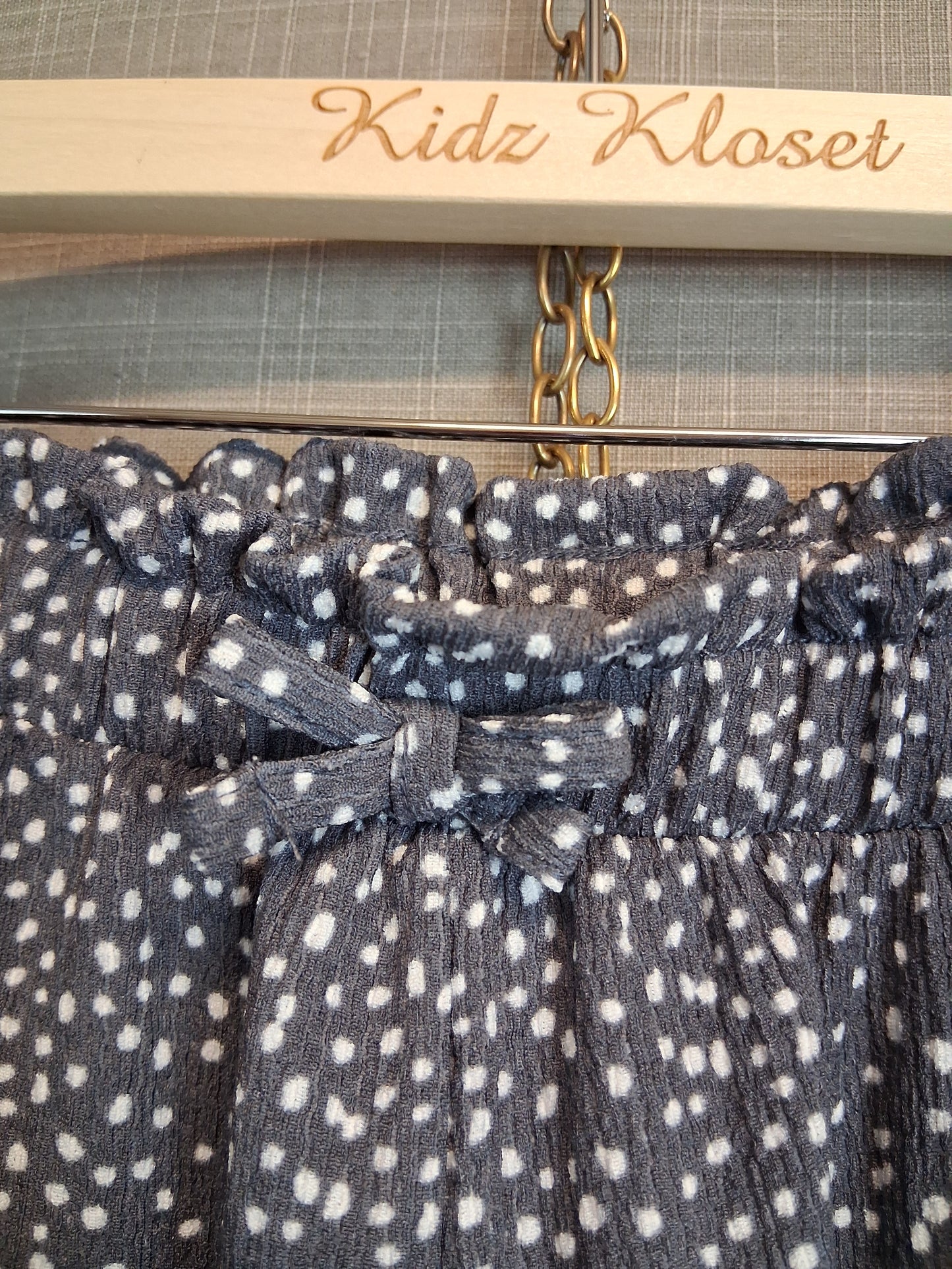 Nutmeg Girl Spotty Summer Lightweight Trousers Age 9-10 Years