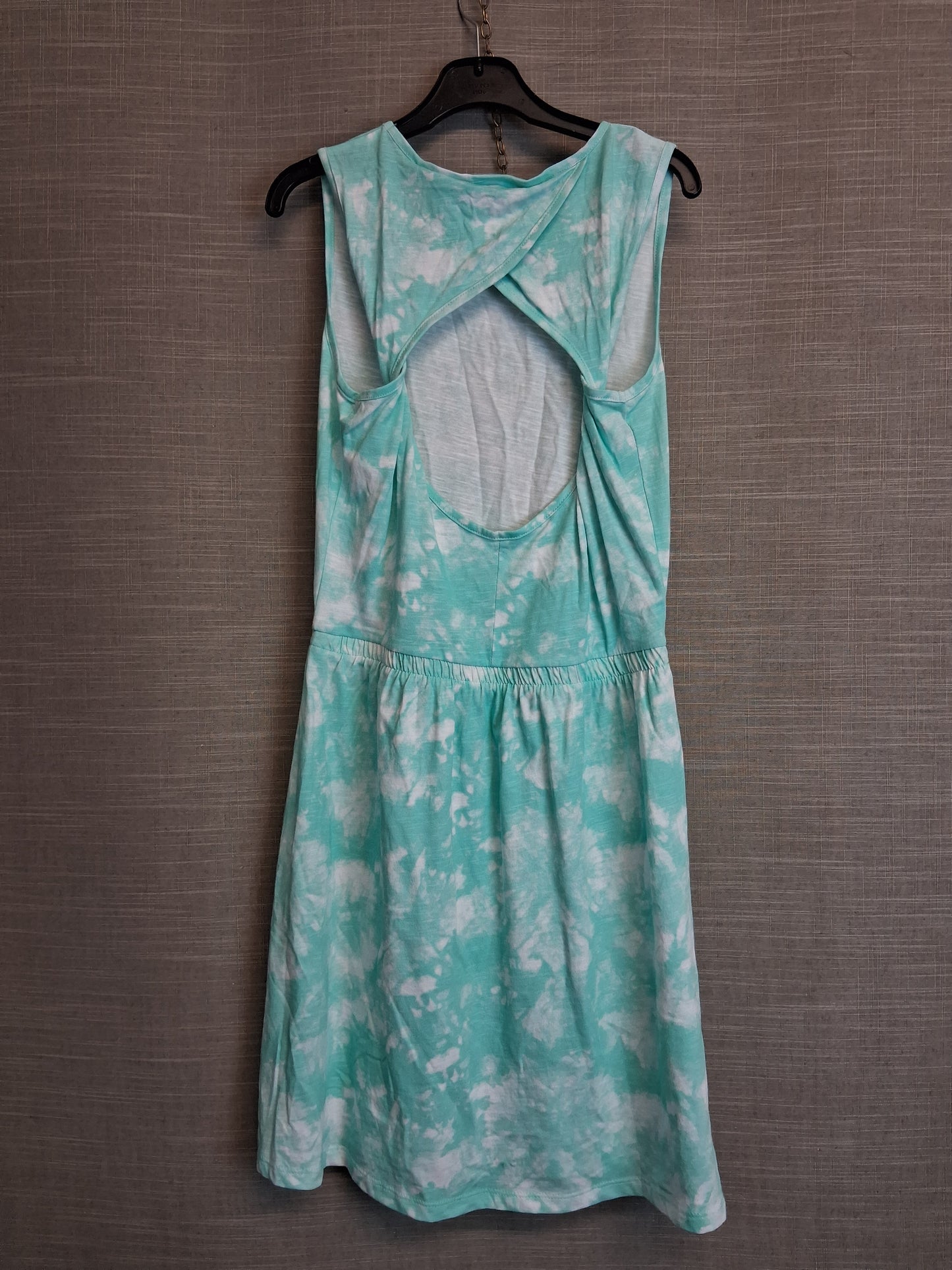 Matalan Girls Jersey Cut Out Back Dress Age 13 Years Blue Tie Dye Age 13 Years