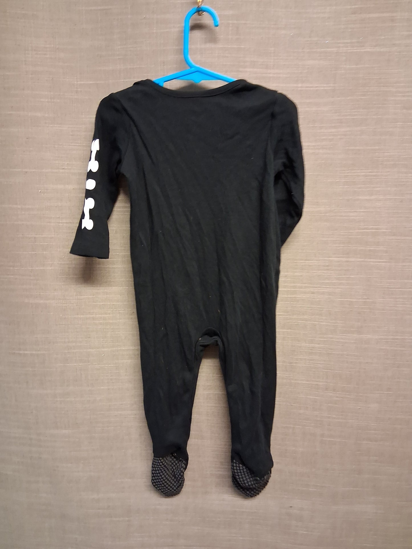 George Boy Halloween Skeleton Costume Age 9-12 Months Jersey 100% Cotton
