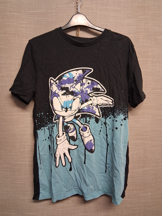 Next Boys Navy Blue Sonic The Hedgehog T-Shirt Age 16 Years