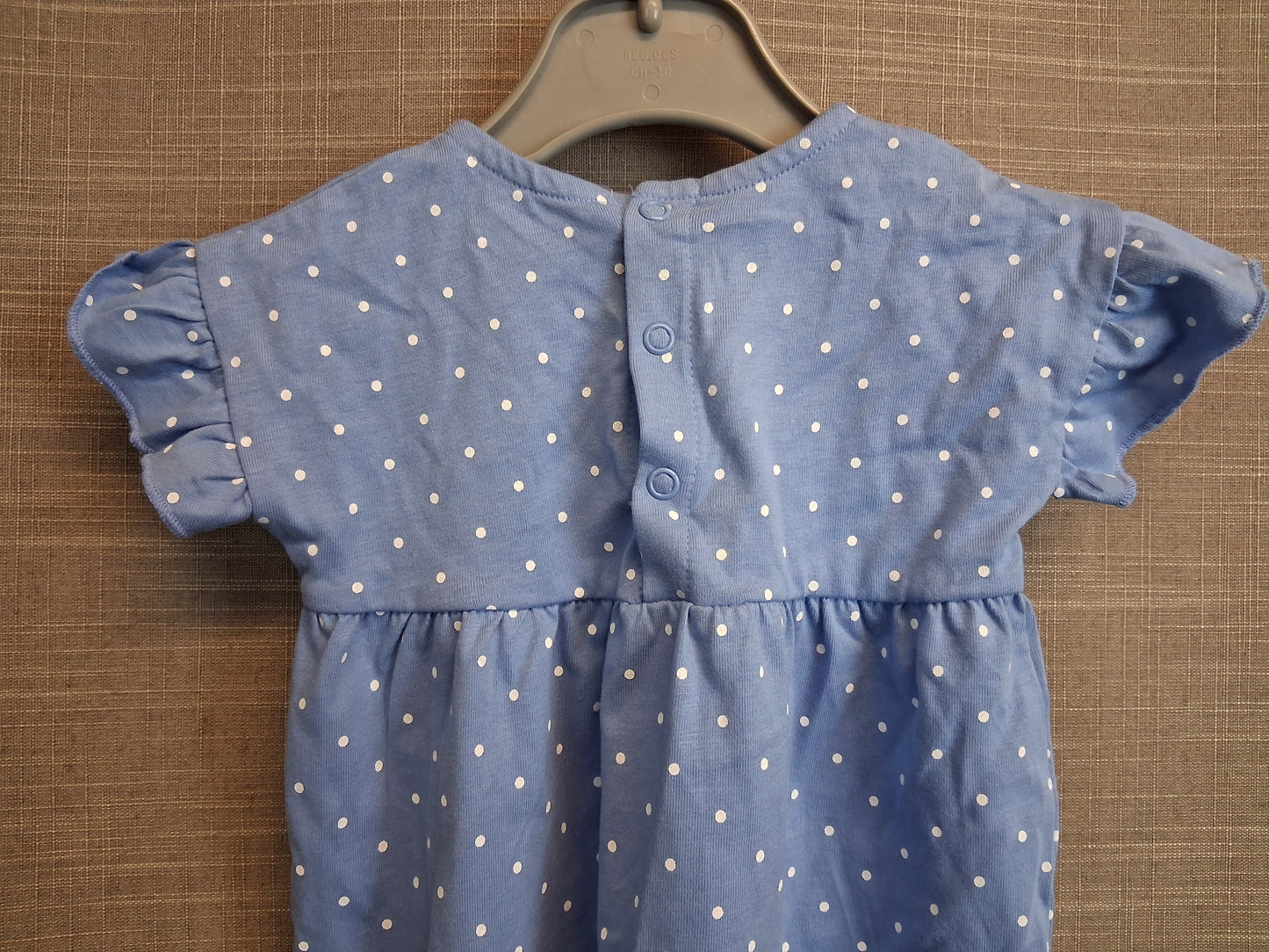 George Girls Blue Jersey T-Shirt Dress Age 3-6 Months
