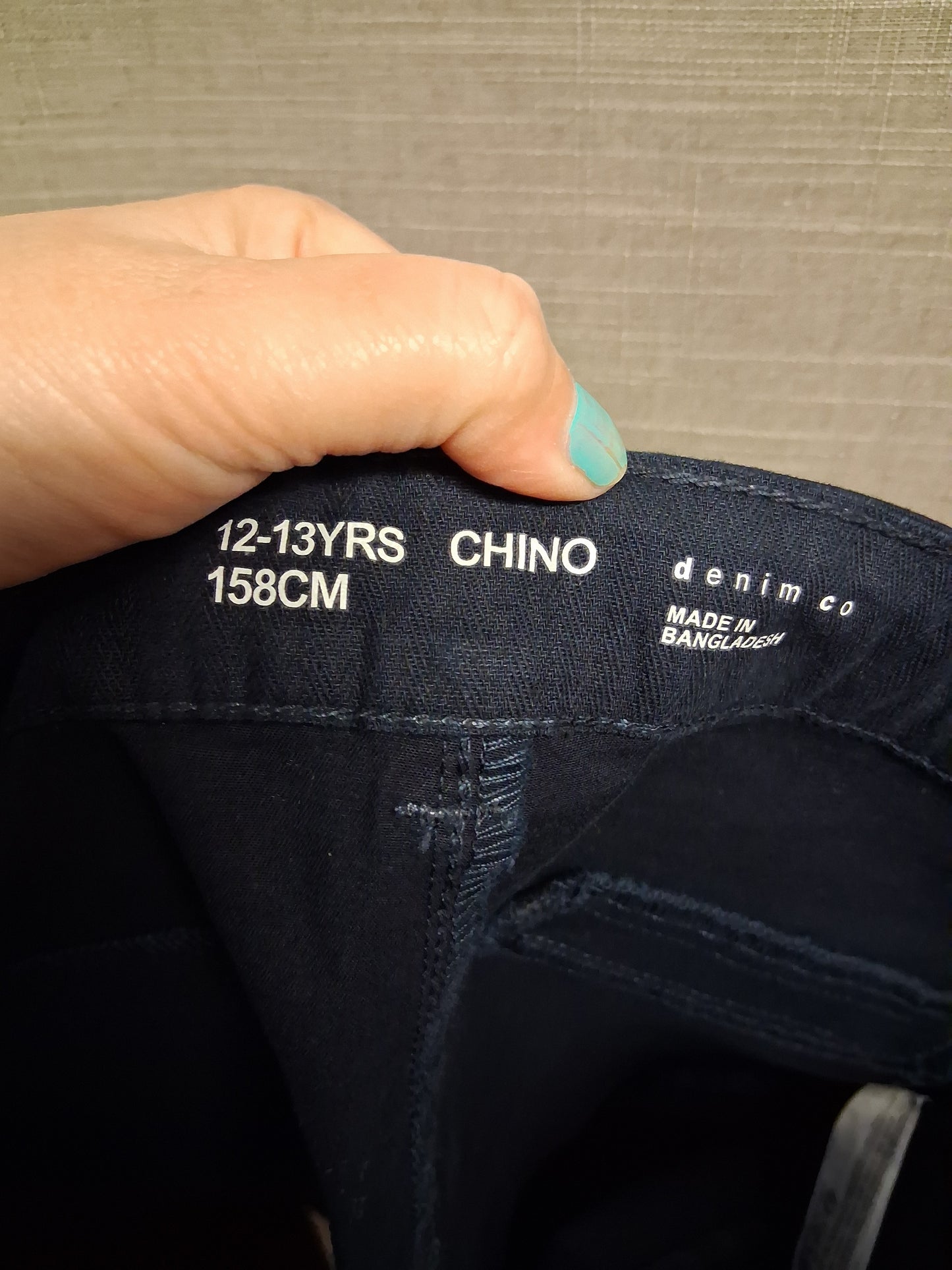 Primark Boys Blue Chino Short Age 12-13 Years New